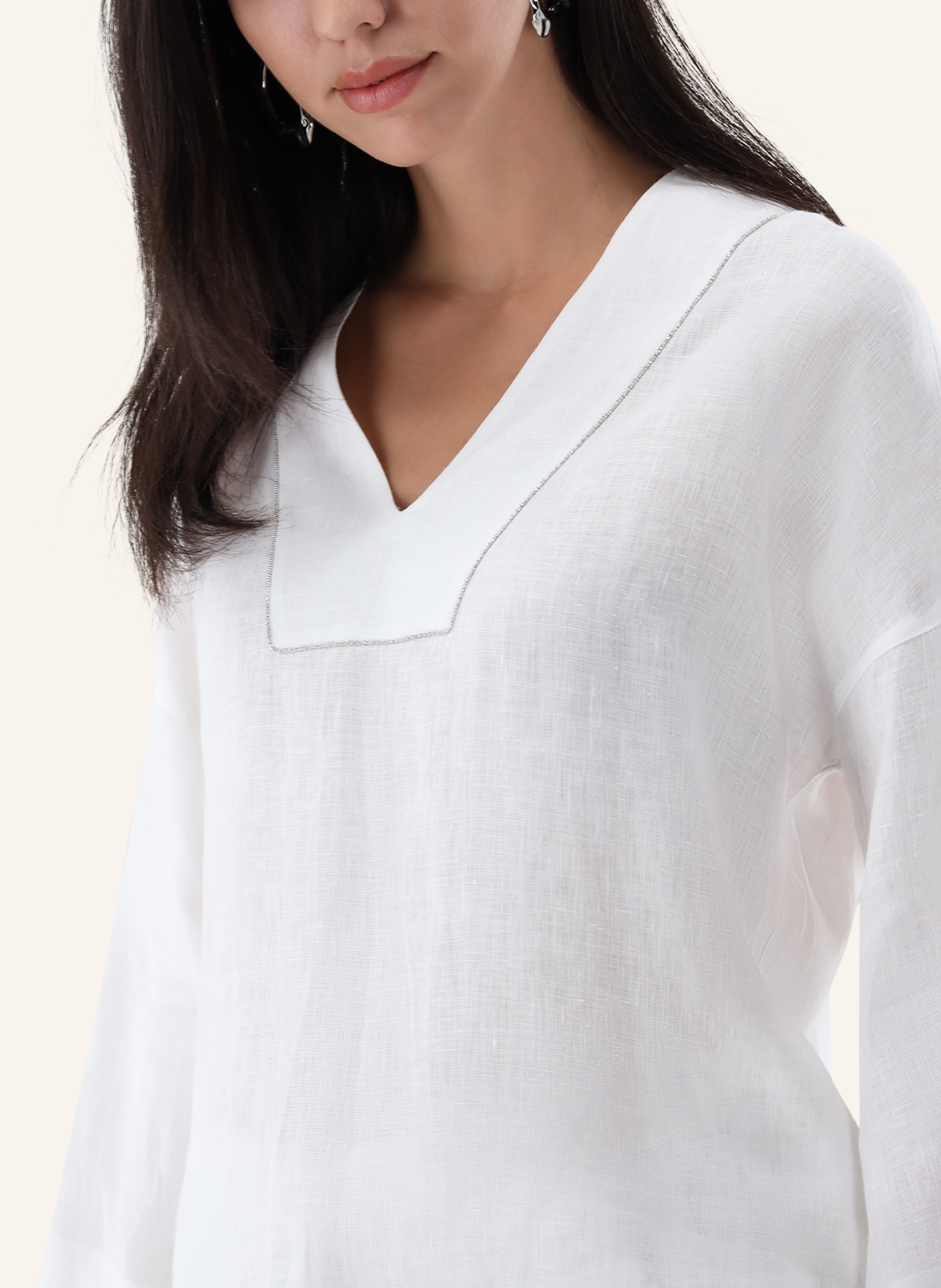 Thumbnail - Van Laack Bluse Modern Fit beige