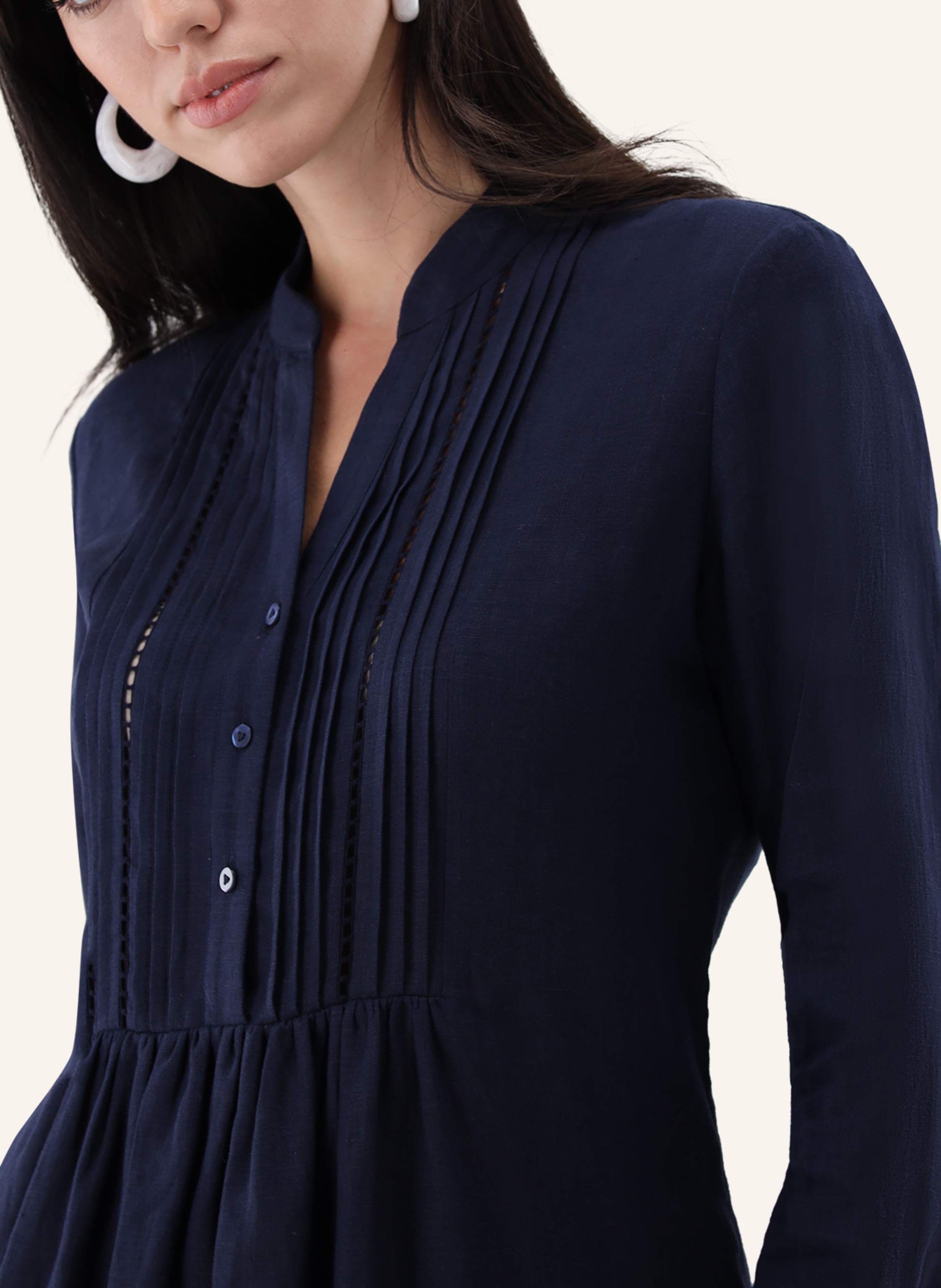 Thumbnail - Van Laack Kleid Modern Fit blau