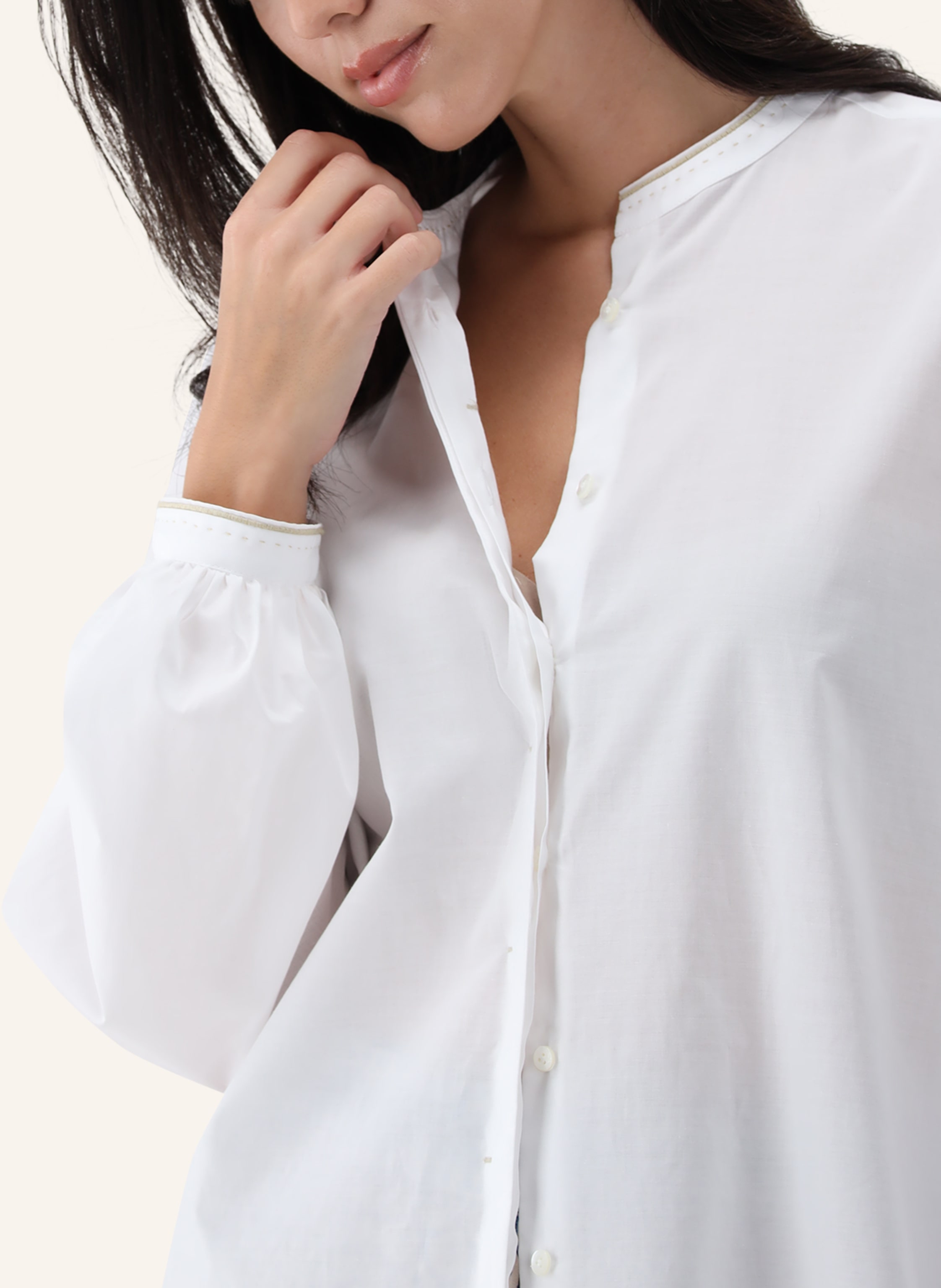 Thumbnail - Van Laack Bluse Modern Fit weiss