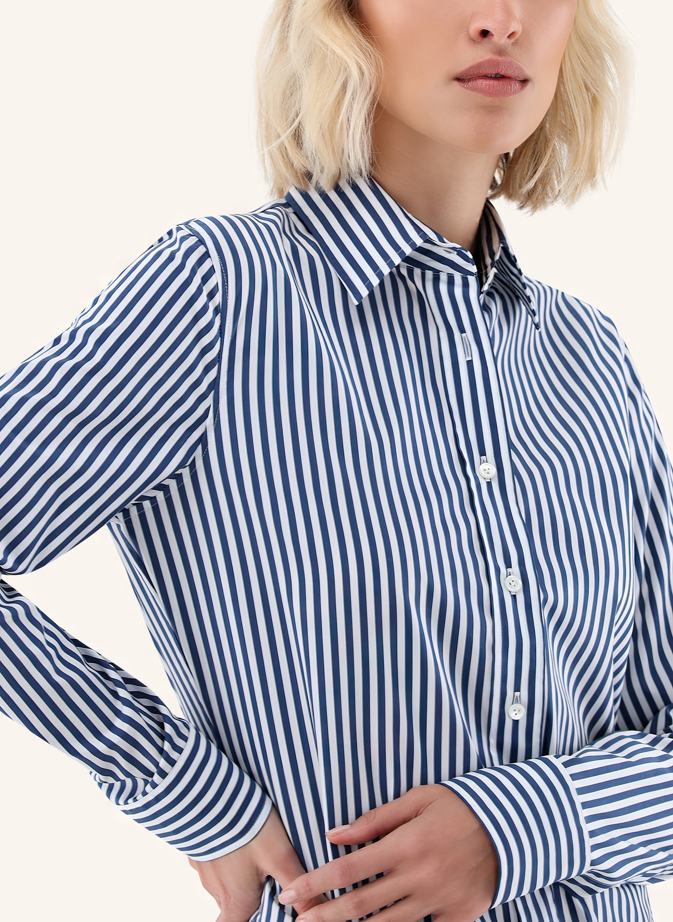 Thumbnail - Van Laack Bluse Modern Fit blau