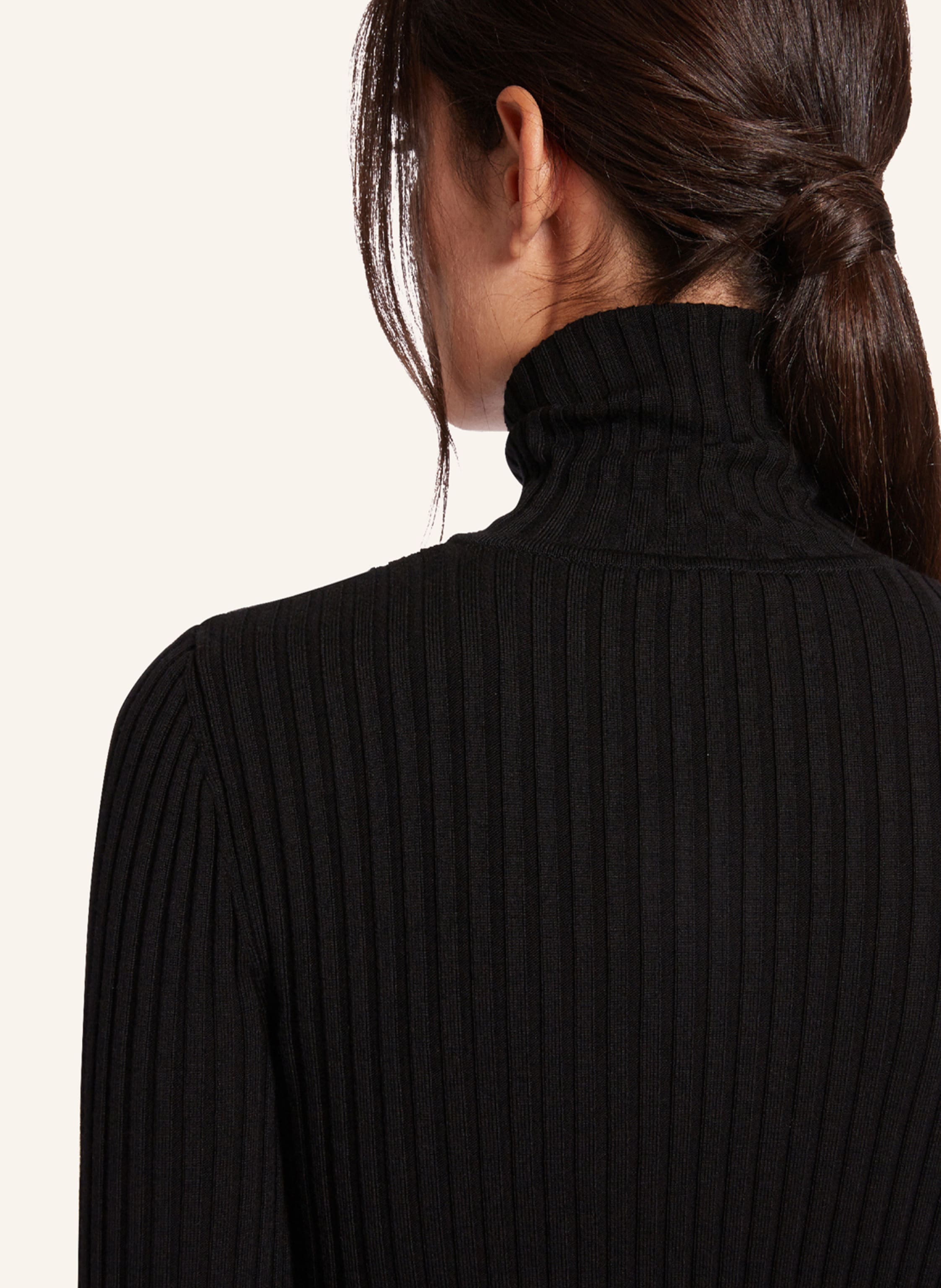 Thumbnail - Wolford Kleid Merino Rib Dress schwarz