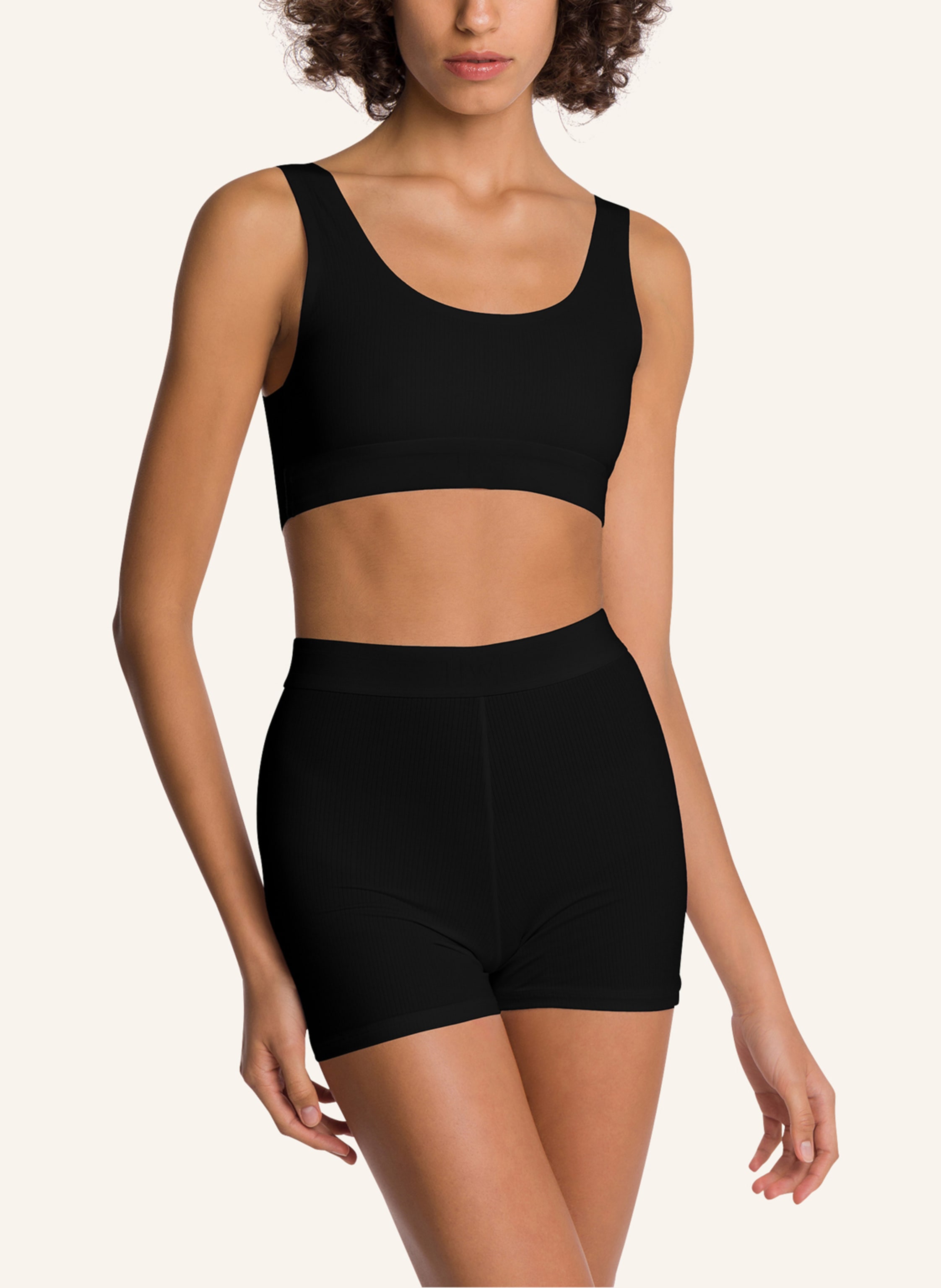 Thumbnail - Wolford Top Bh Beauty Cotton schwarz