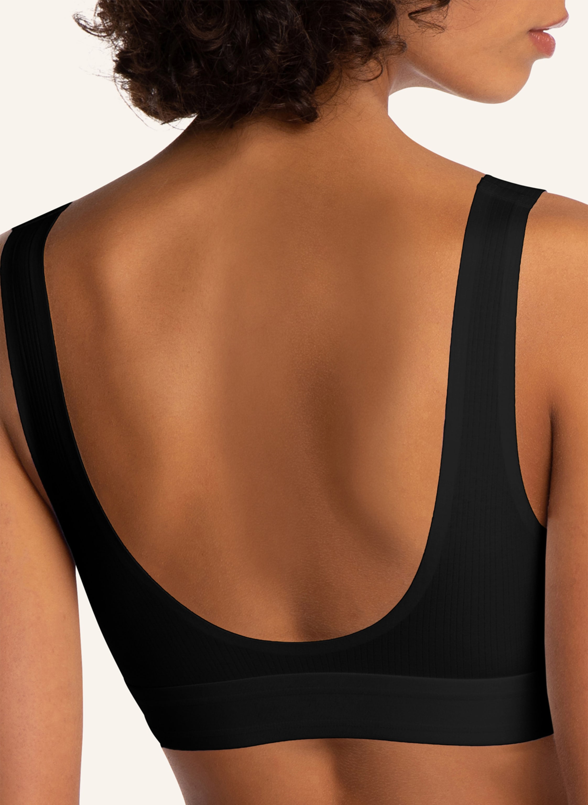 Thumbnail - Wolford Top Bh Beauty Cotton schwarz