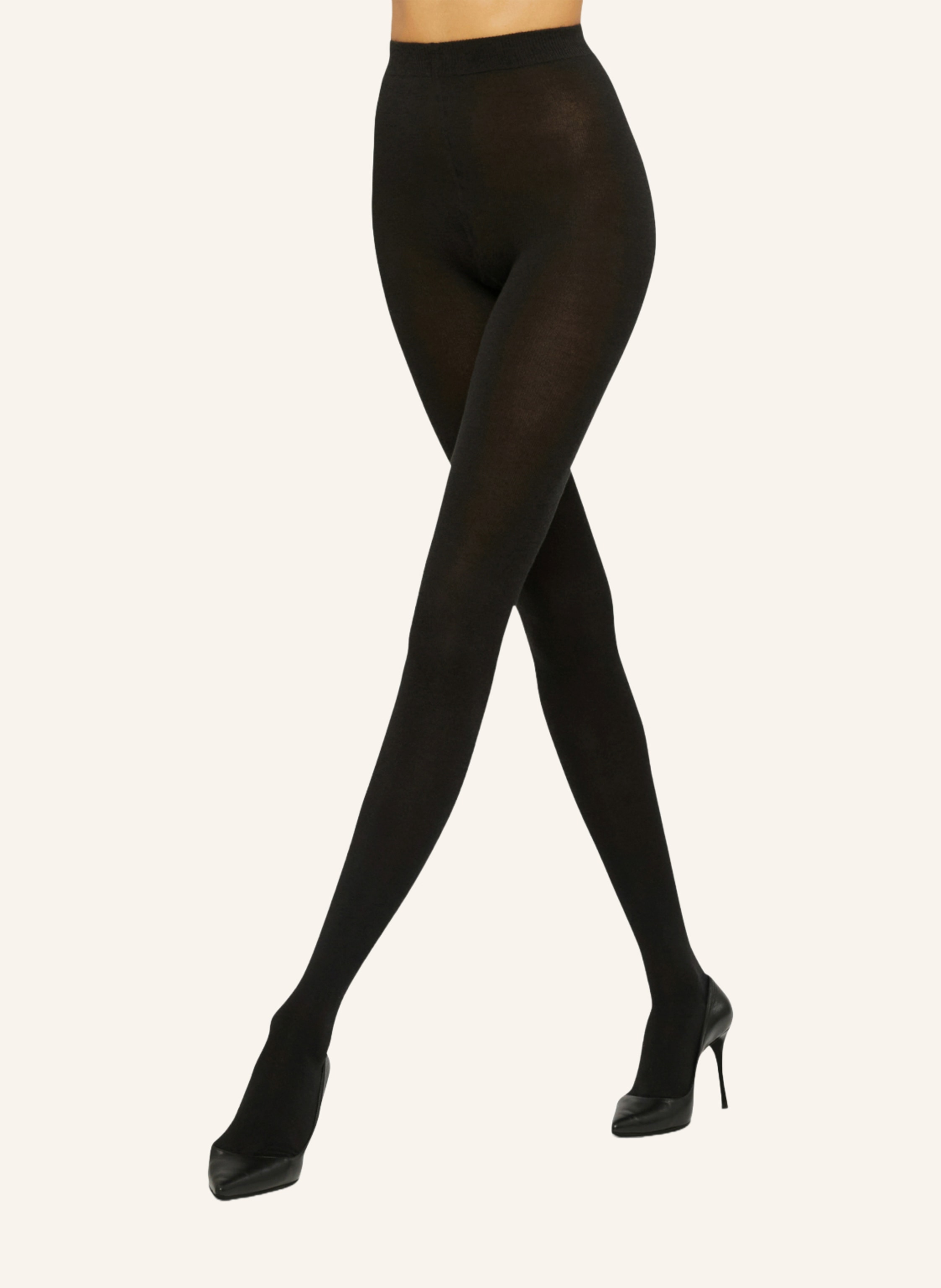 Thumbnail - Wolford Strumpfhose Cashmere/Silk Tights schwarz