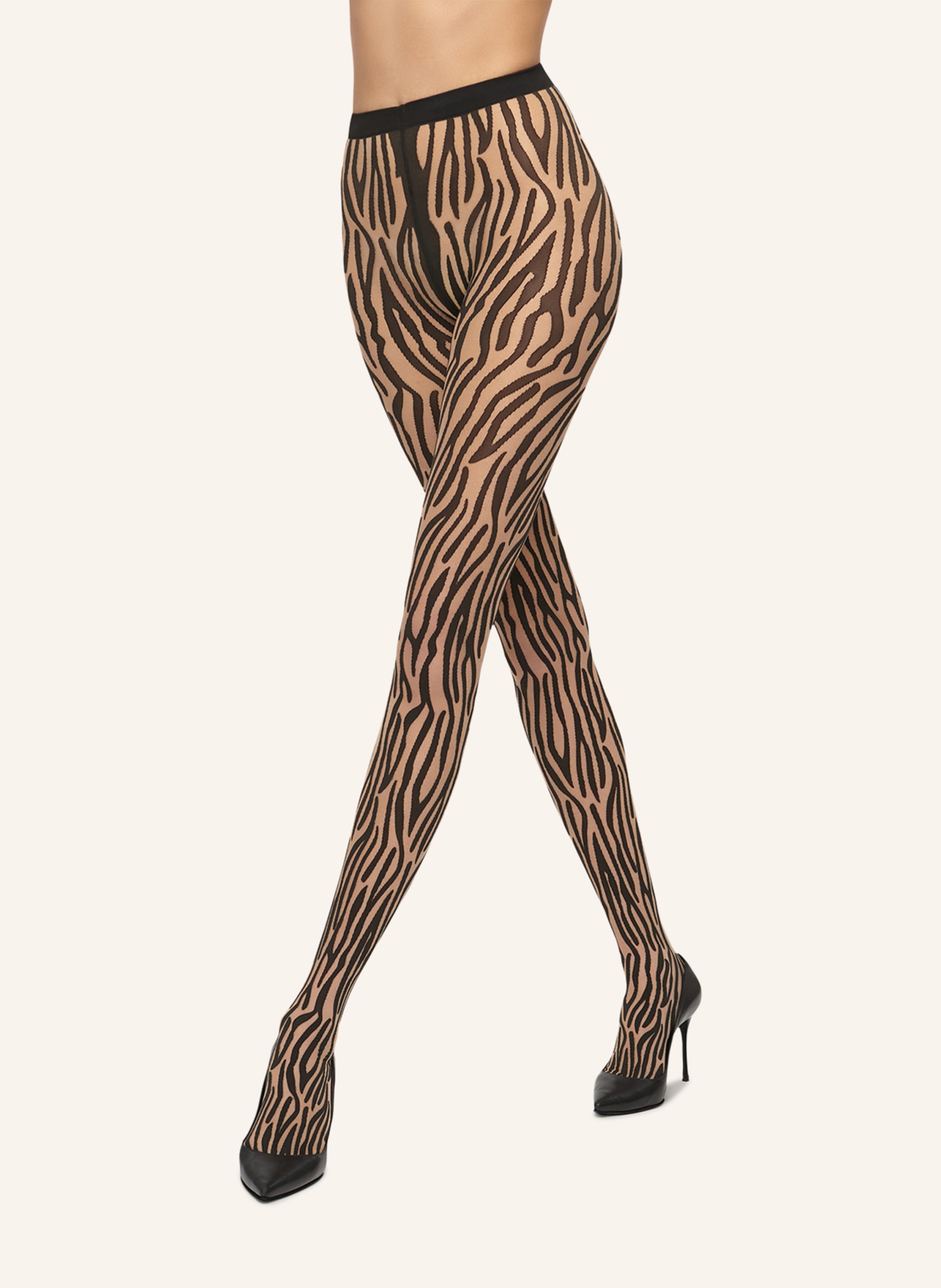 Thumbnail - Wolford Strumpfhose Wilderness Tights schwarz