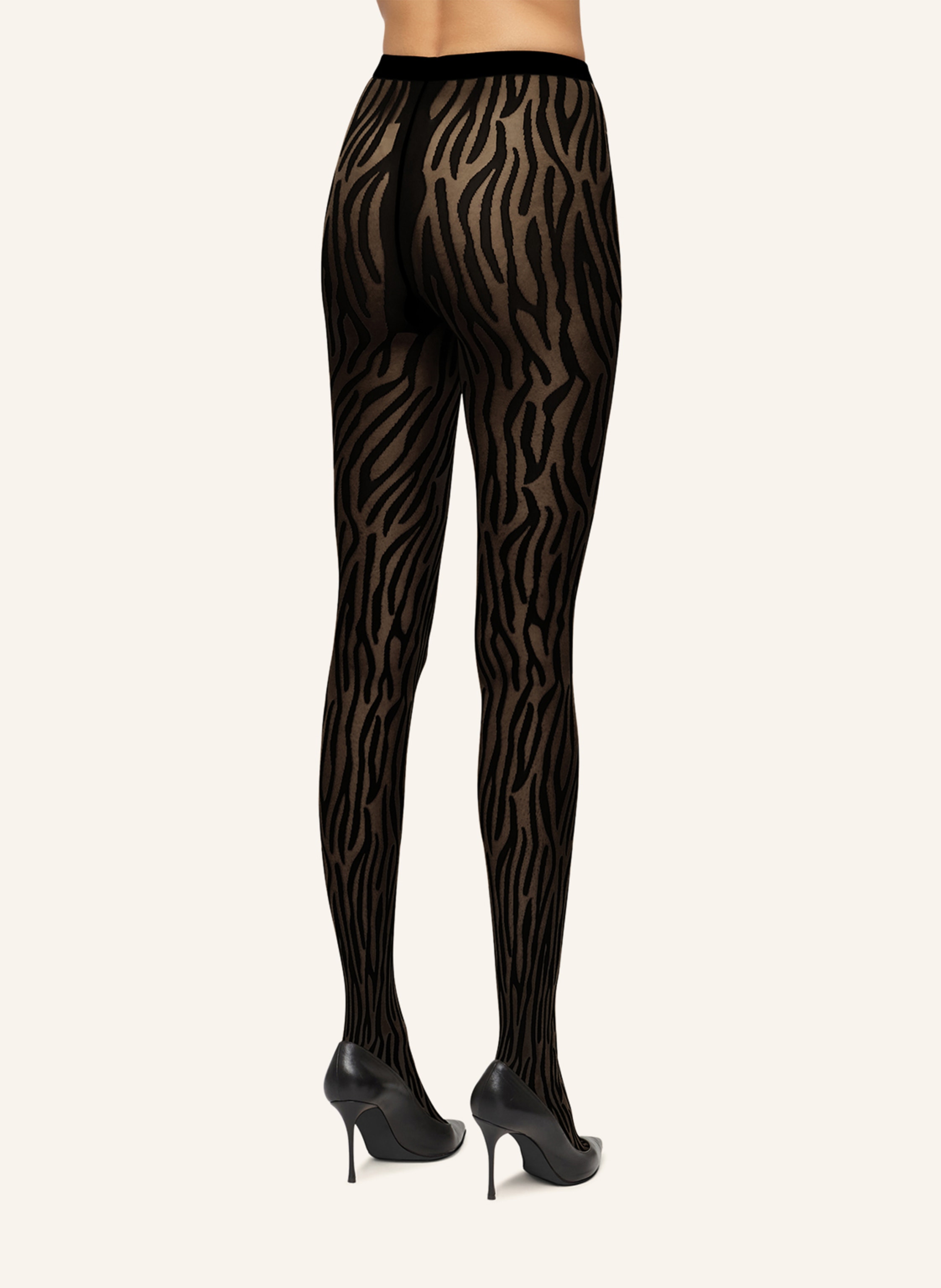 Thumbnail - Wolford Strumpfhose Wilderness Tights schwarz