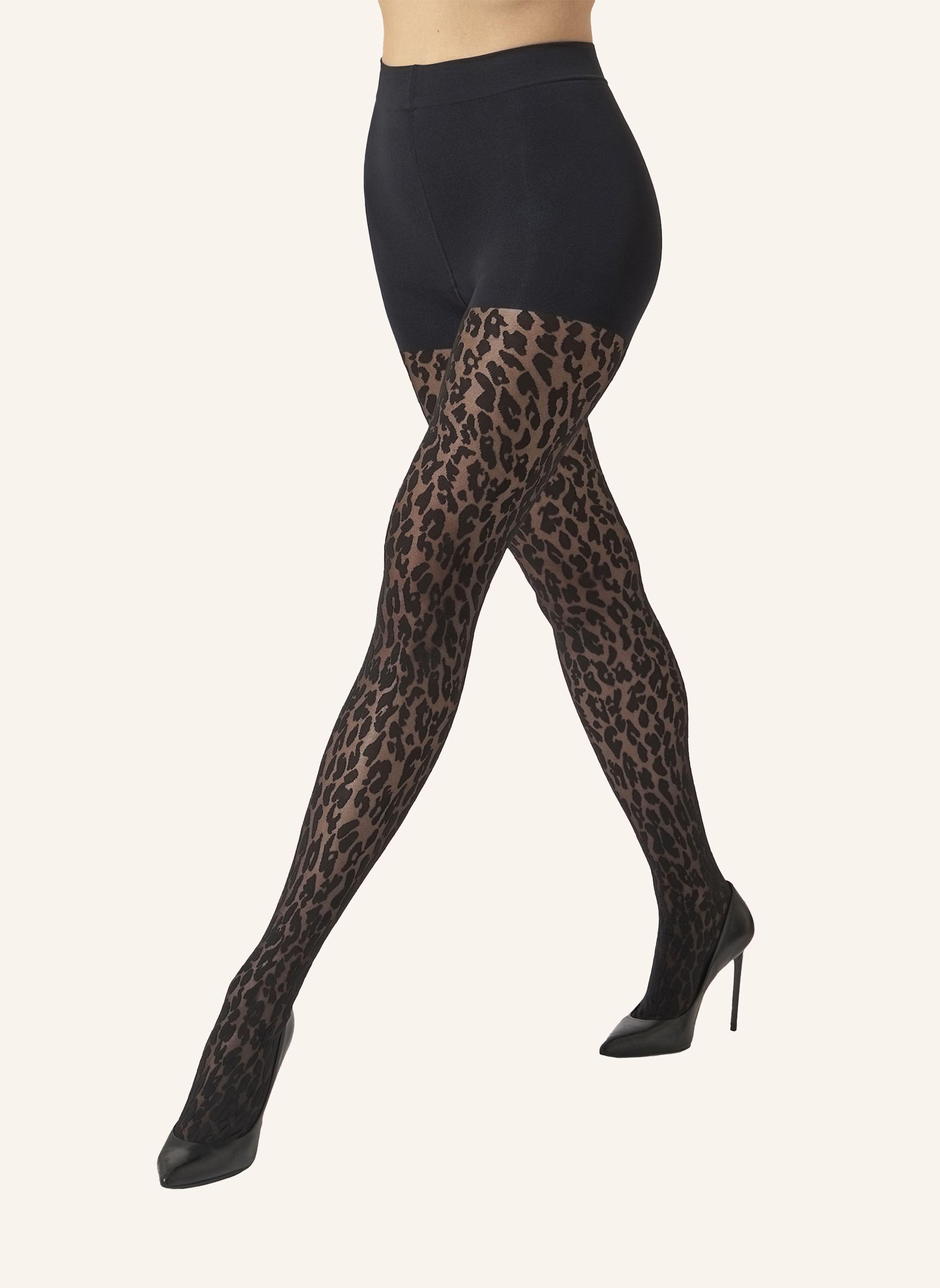 Thumbnail - Wolford Strumpfhose Leo Control Top Tights schwarz