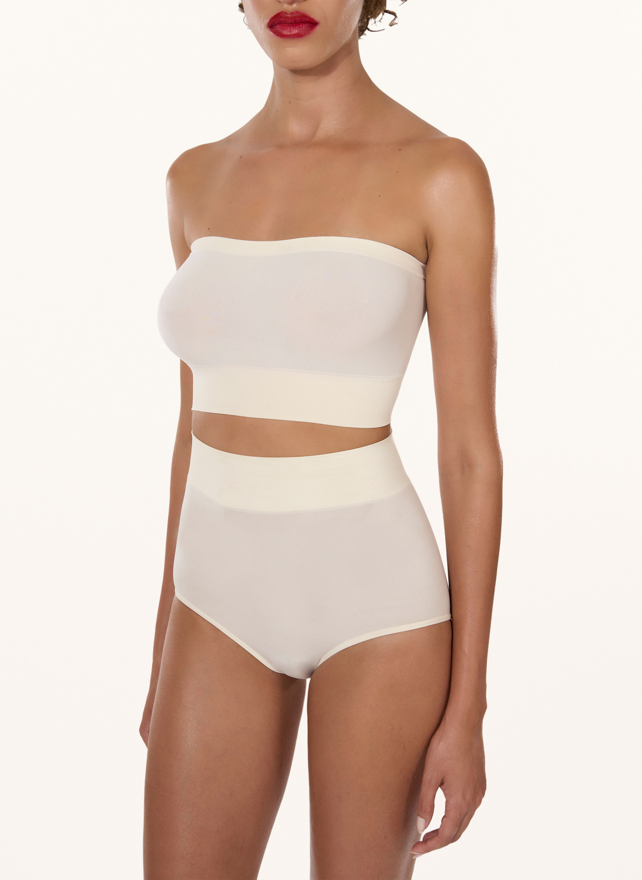 Thumbnail - Wolford Hose Seamless Shorts weiss