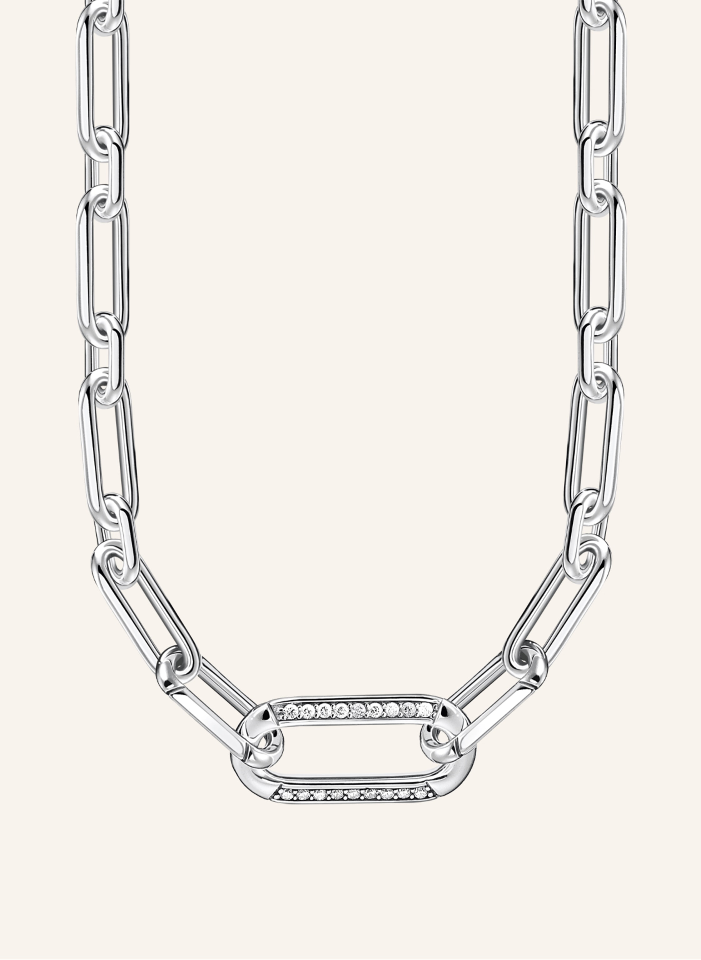 THOMAS SABO Kette in silber/ weiss