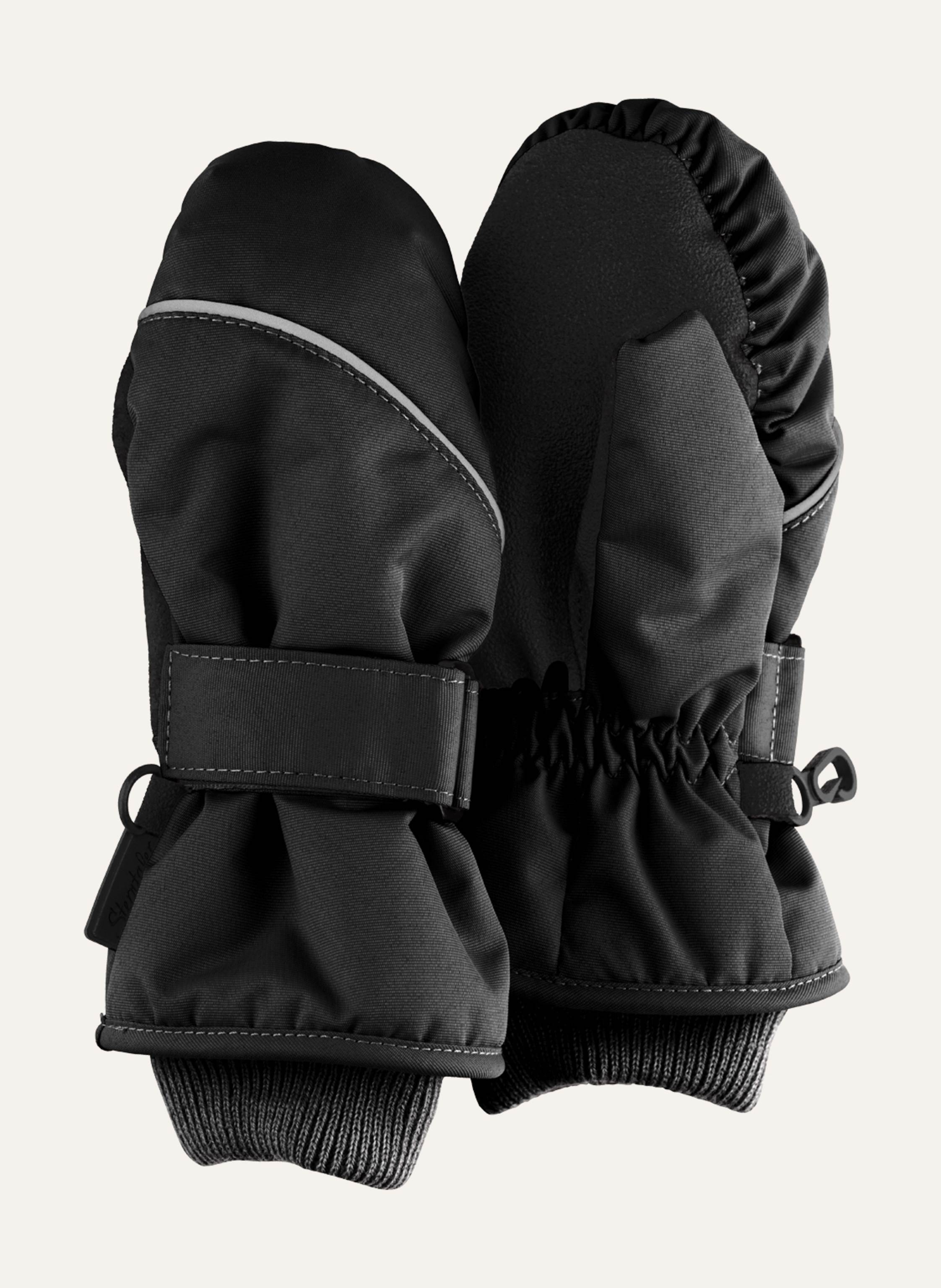 Thumbnail - Sterntaler Fäustlinge Rips grau