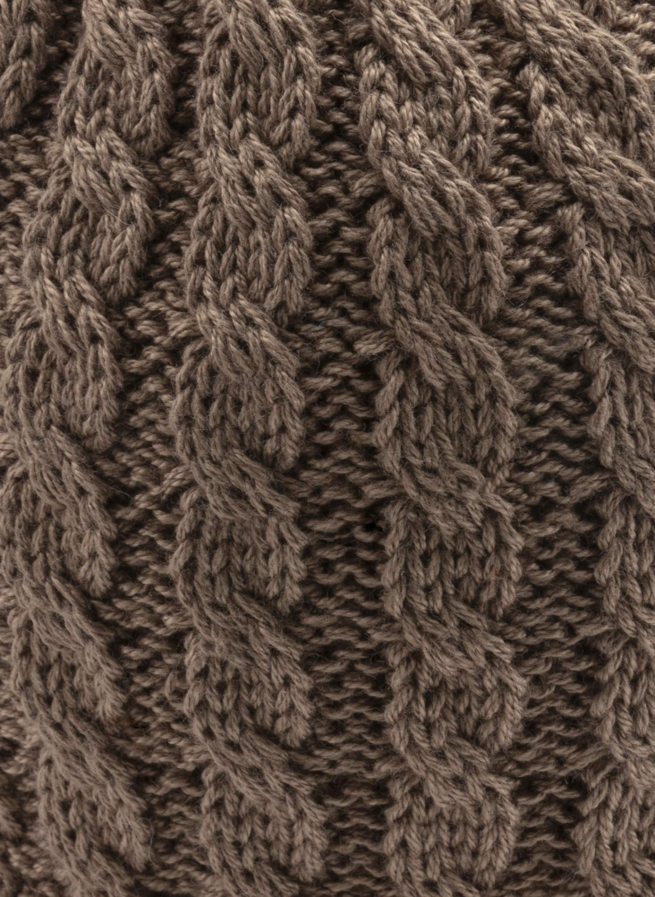 Thumbnail - Sterntaler Strickmütze Zopfmuster beige