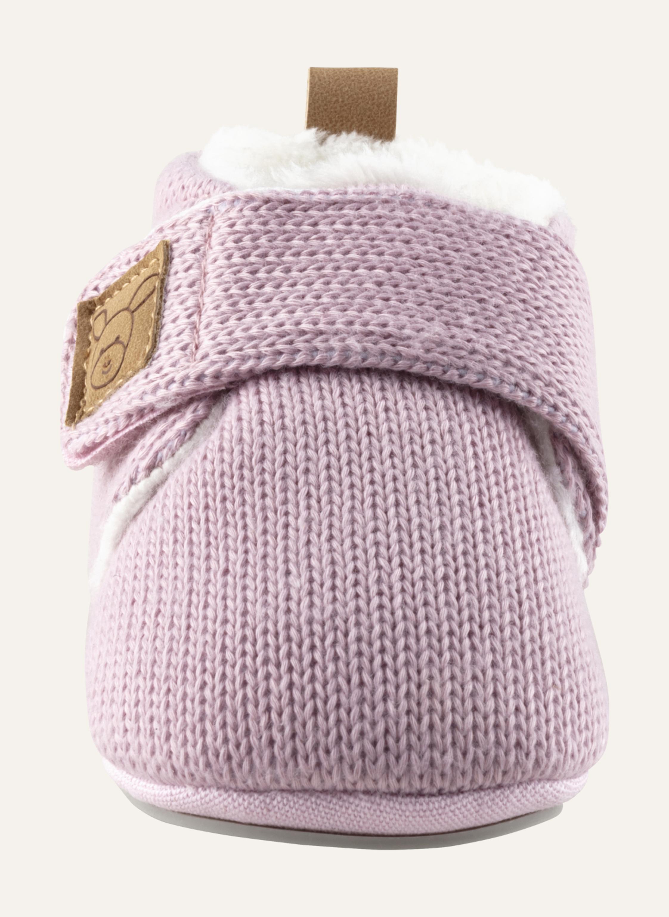 Thumbnail - Sterntaler Babykrabbelschuh Strick pink