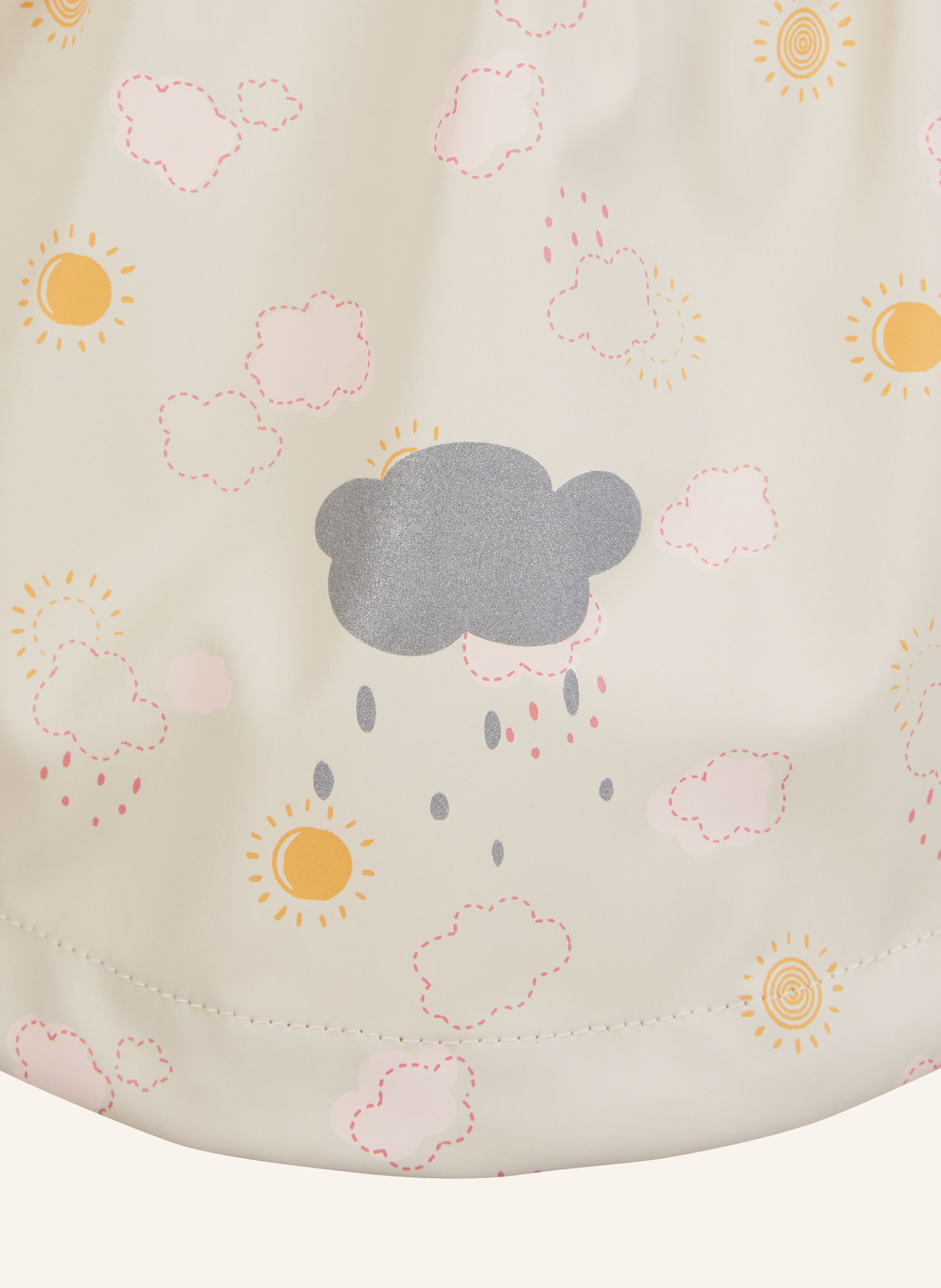 Thumbnail - Sterntaler Regenjacke Ungefüttert Wolken beige