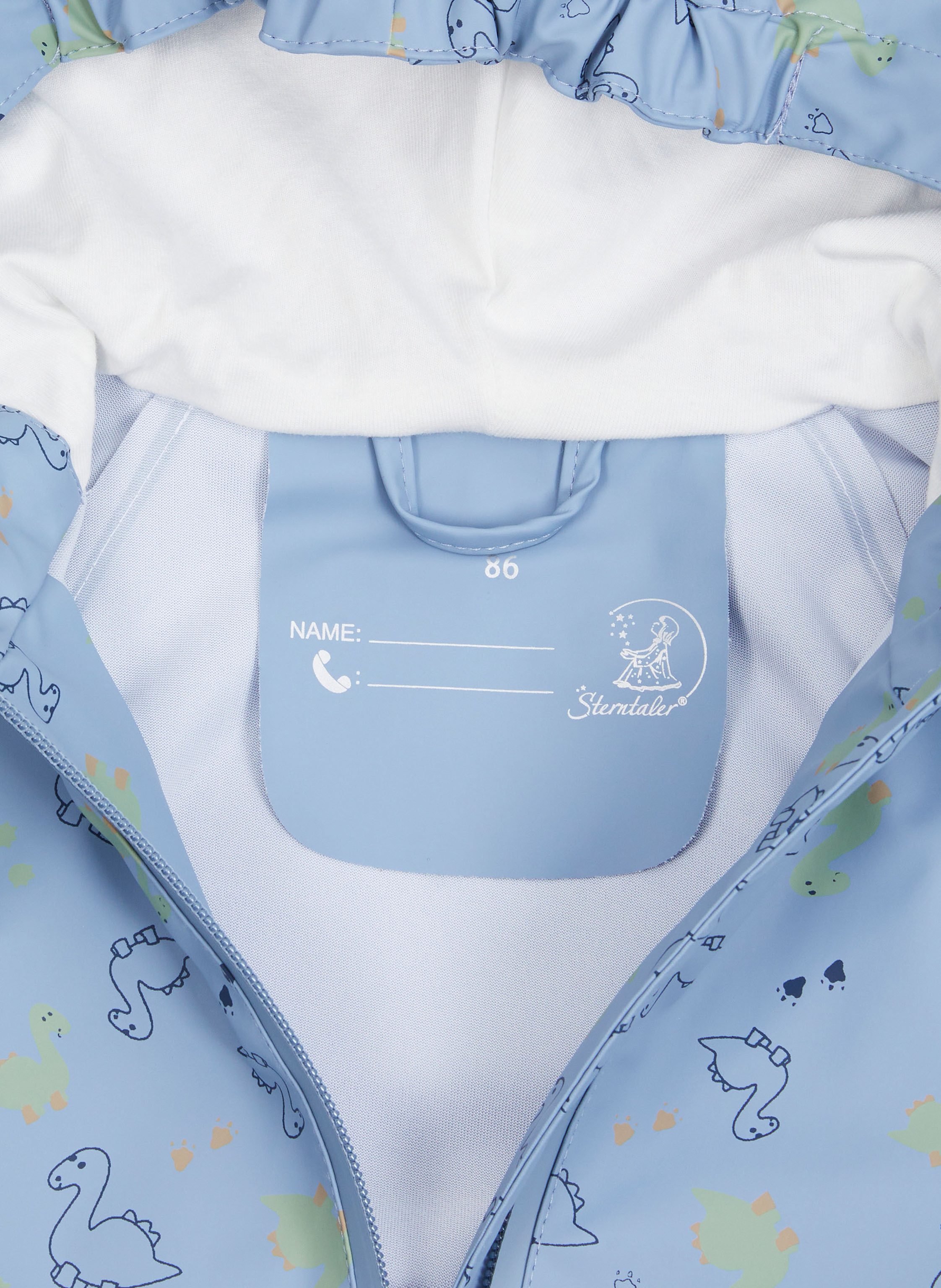 Thumbnail - Sterntaler Regenjacke Ungefüttert Dino blau