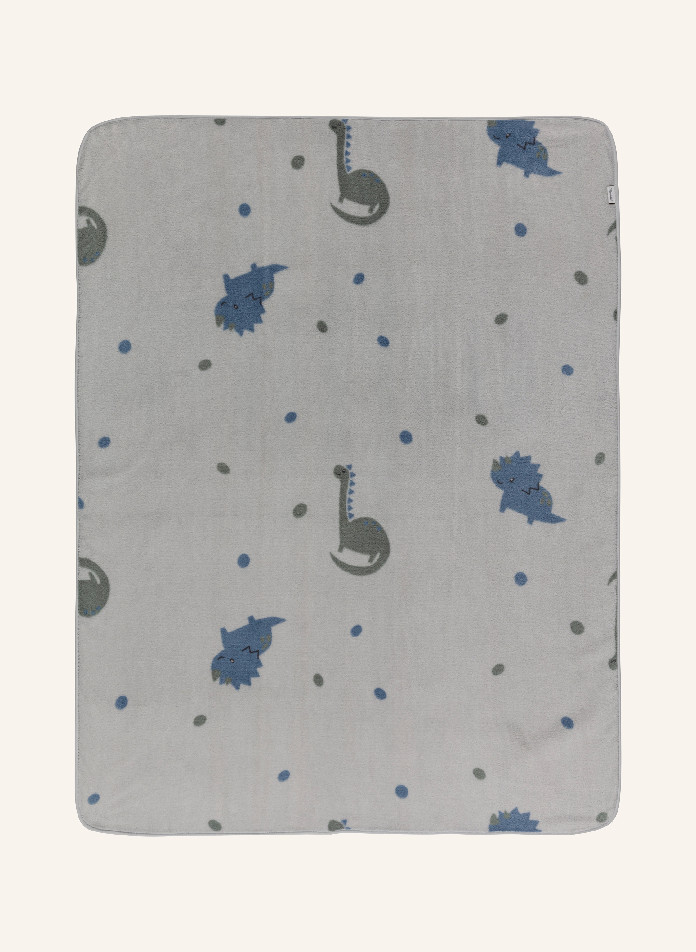 Thumbnail - Sterntaler Babydecke Dino Rexi blau