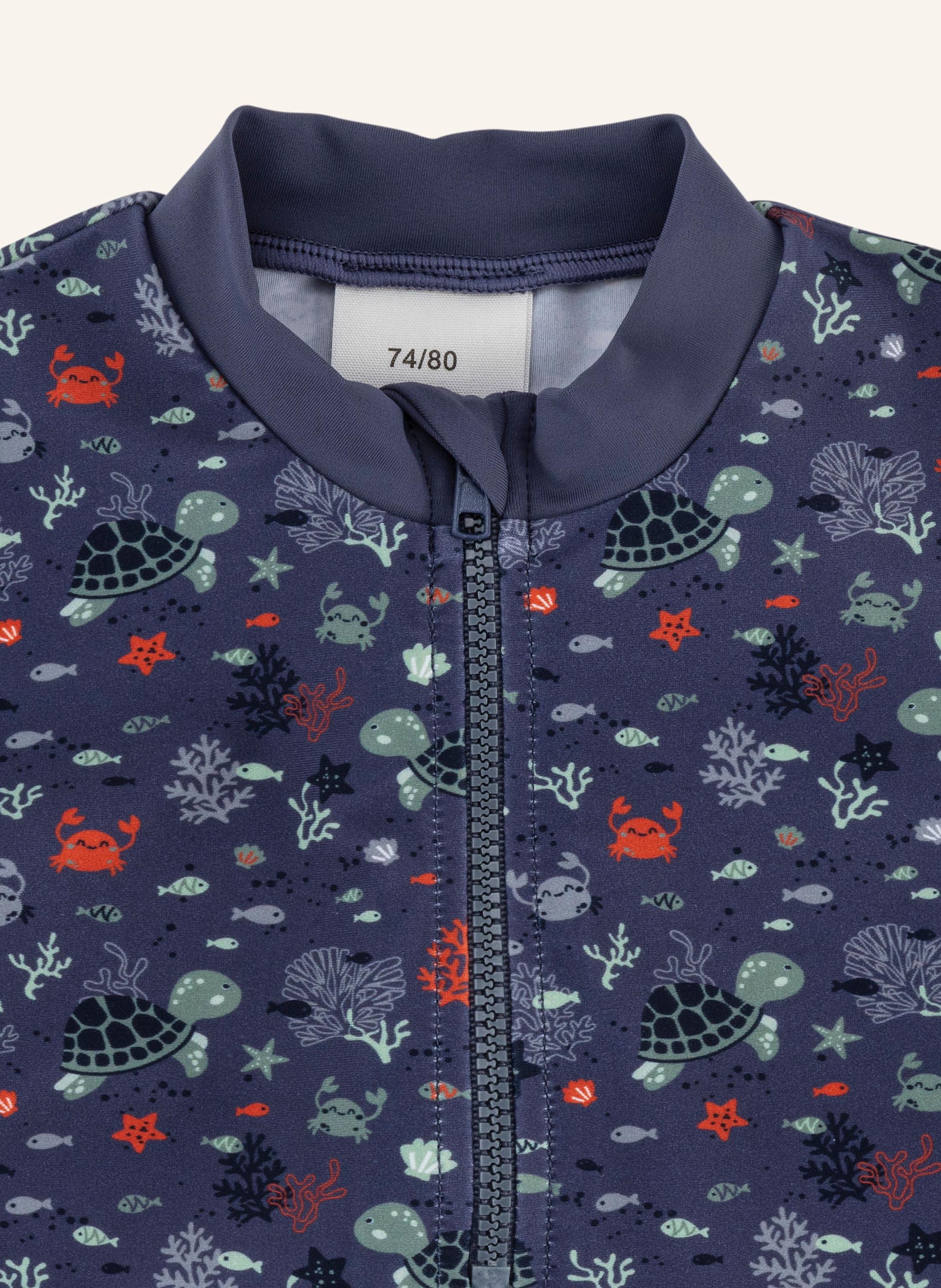 Thumbnail - Sterntaler Badeshirt Langarm Unterwasser blau