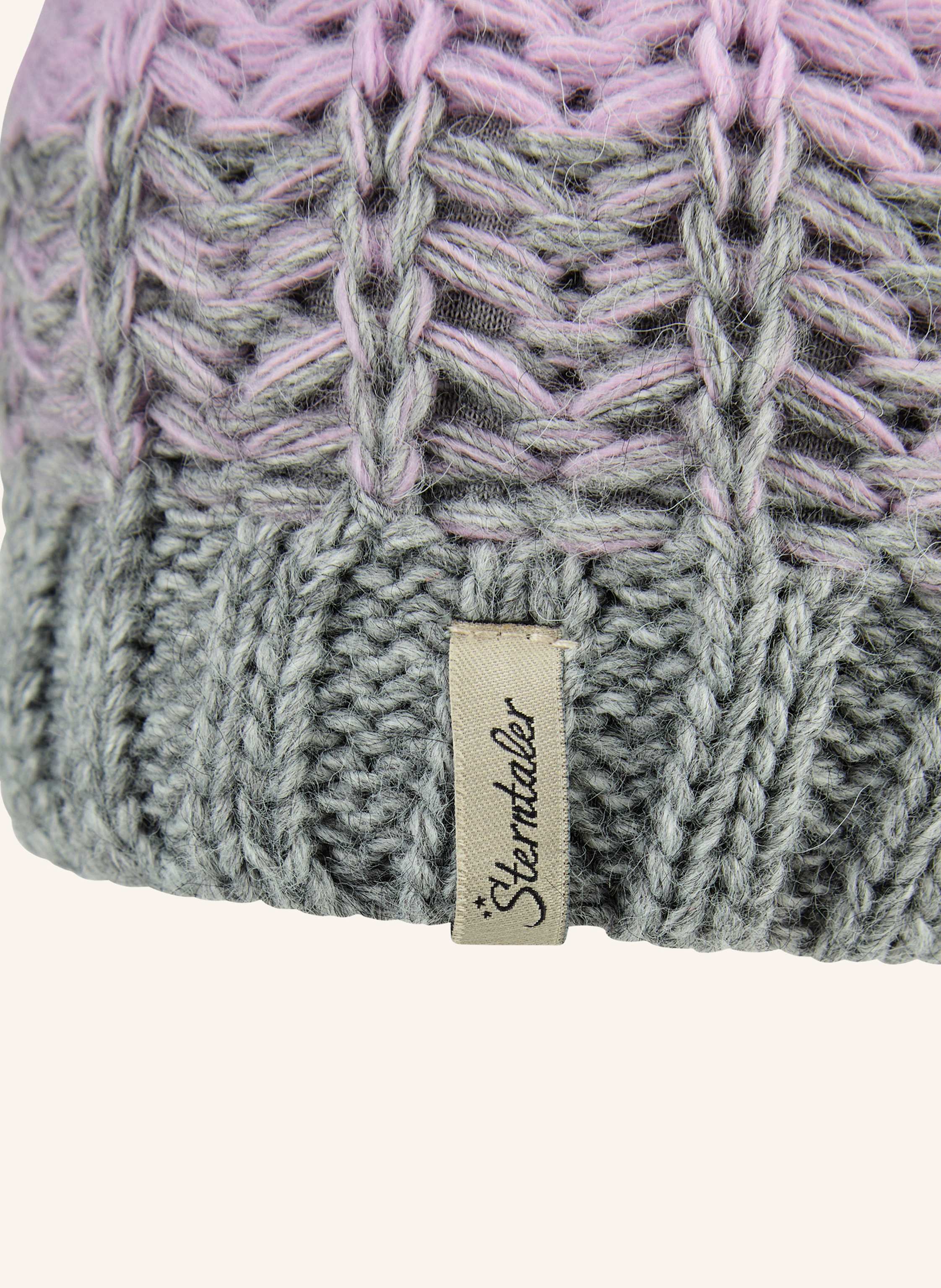 Thumbnail - Sterntaler Strickmütze Farbverlauf silber