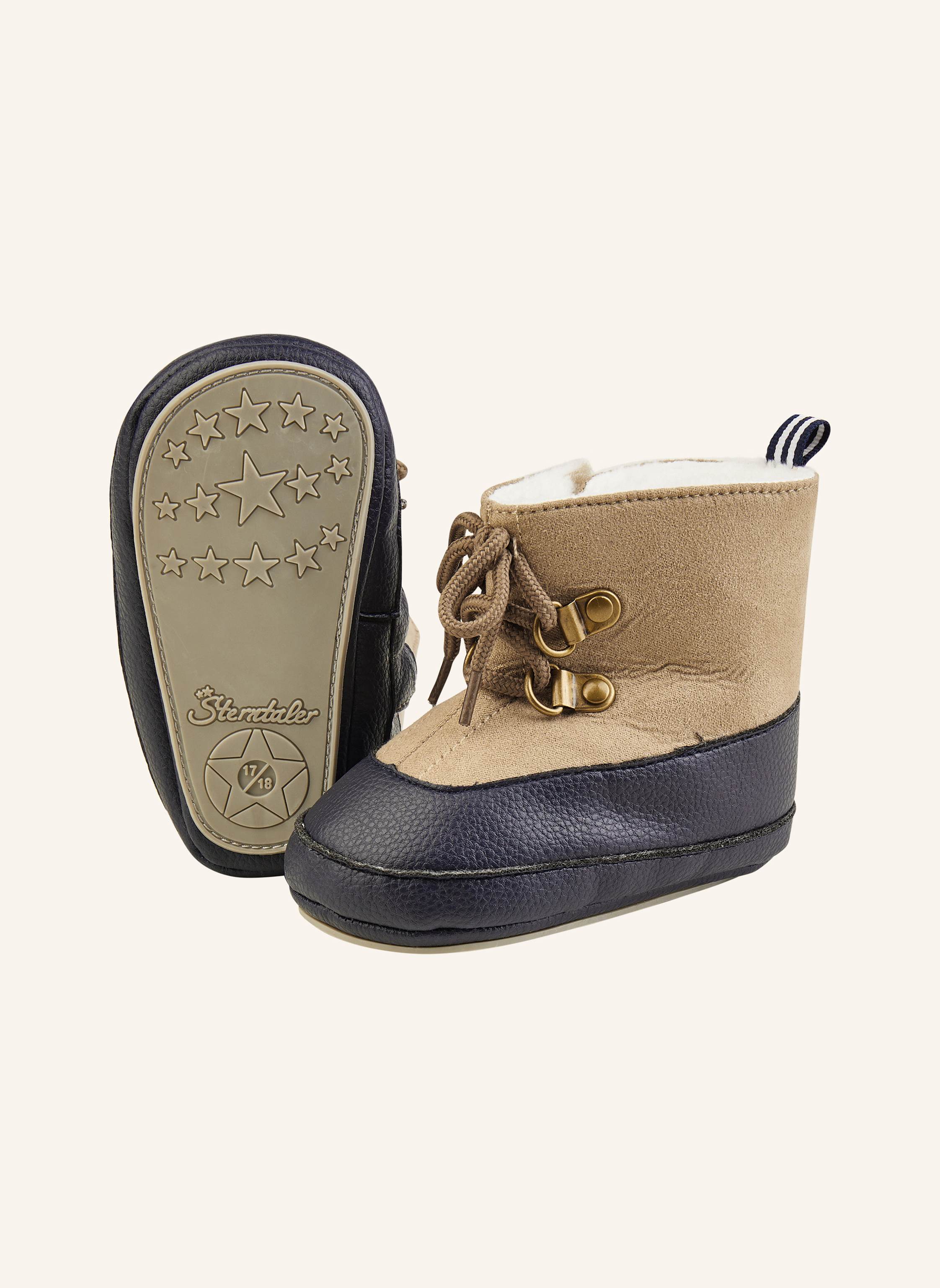 Thumbnail - Sterntaler Babystiefel Farbkombi blau