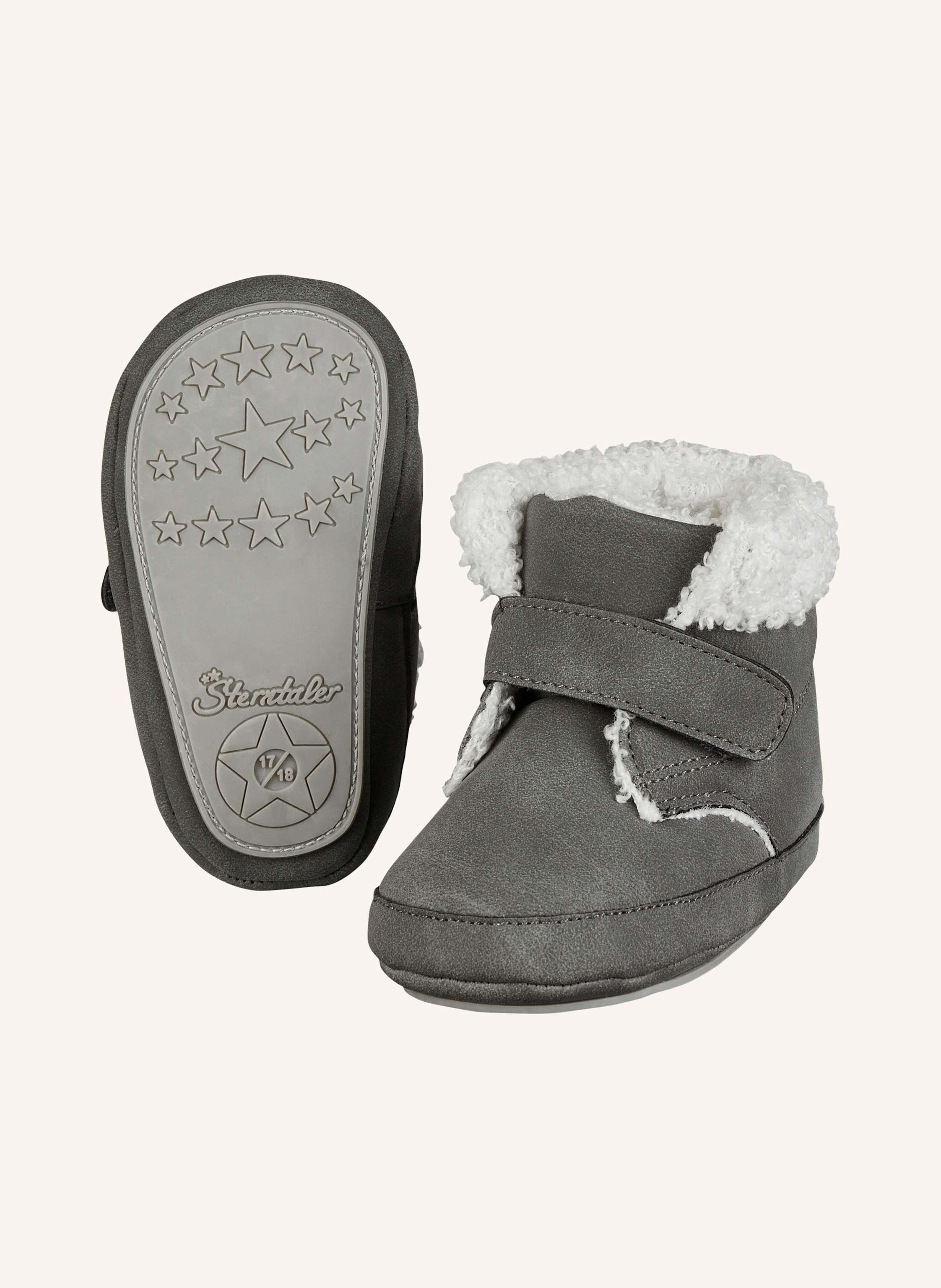 Thumbnail - Sterntaler Baby Schuhe Uni silber
