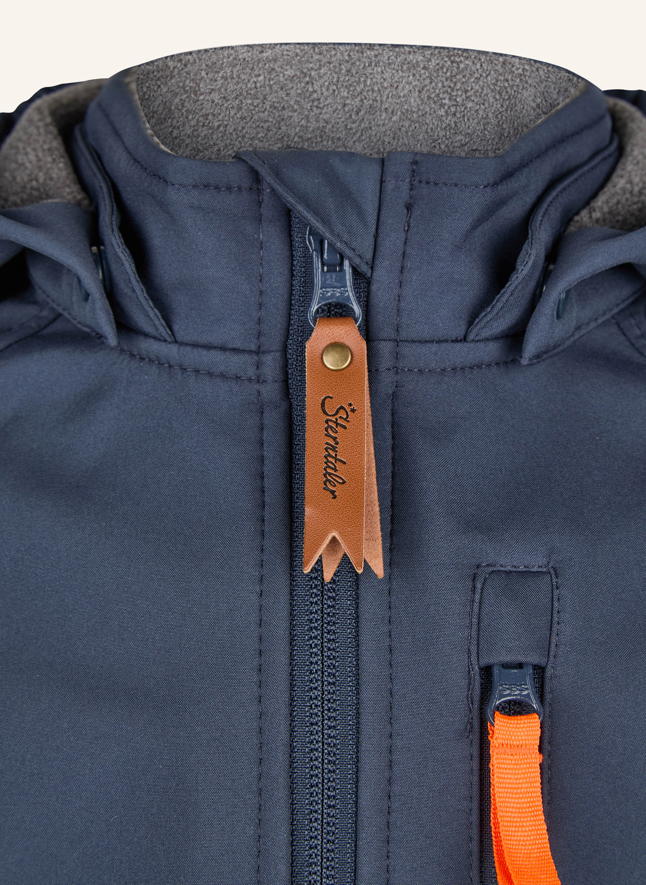 Thumbnail - Sterntaler Softshelljacke Mit Kapuze blau