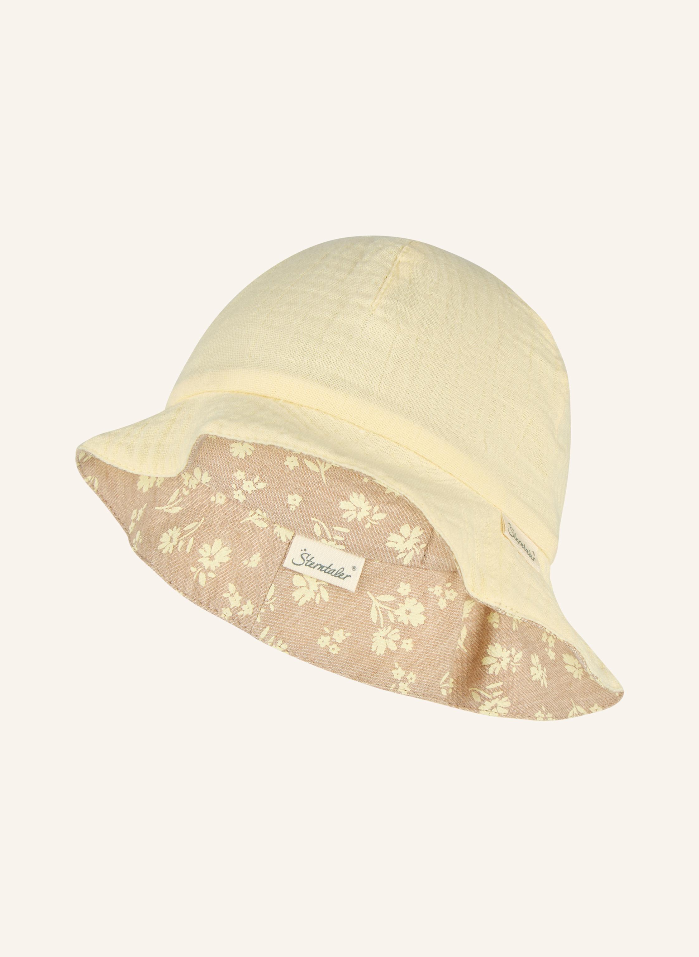 Thumbnail - Sterntaler Wende-Sonnenhut Blumig beige