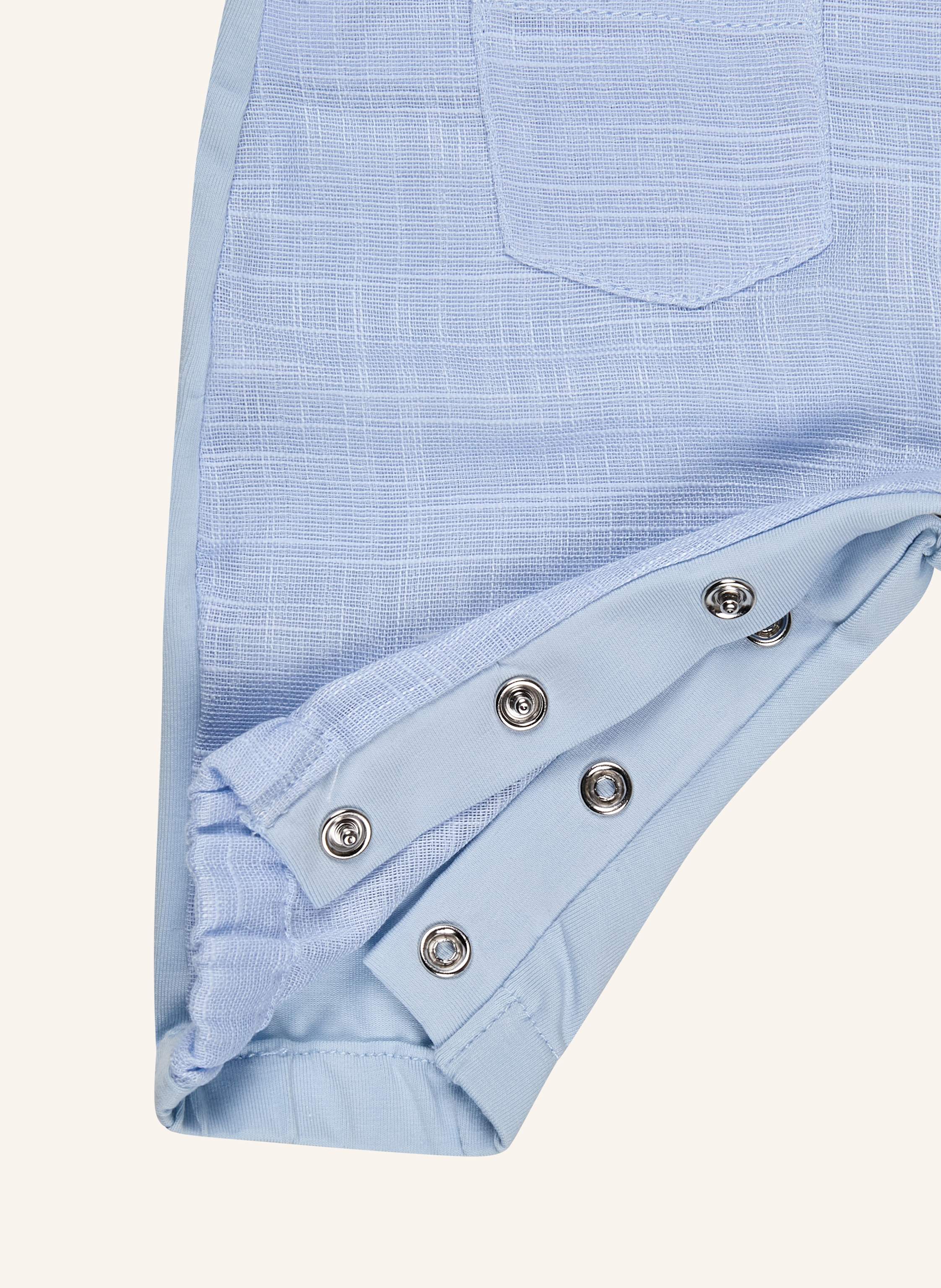 Thumbnail - Sterntaler Latzhose Leinenoptik blau