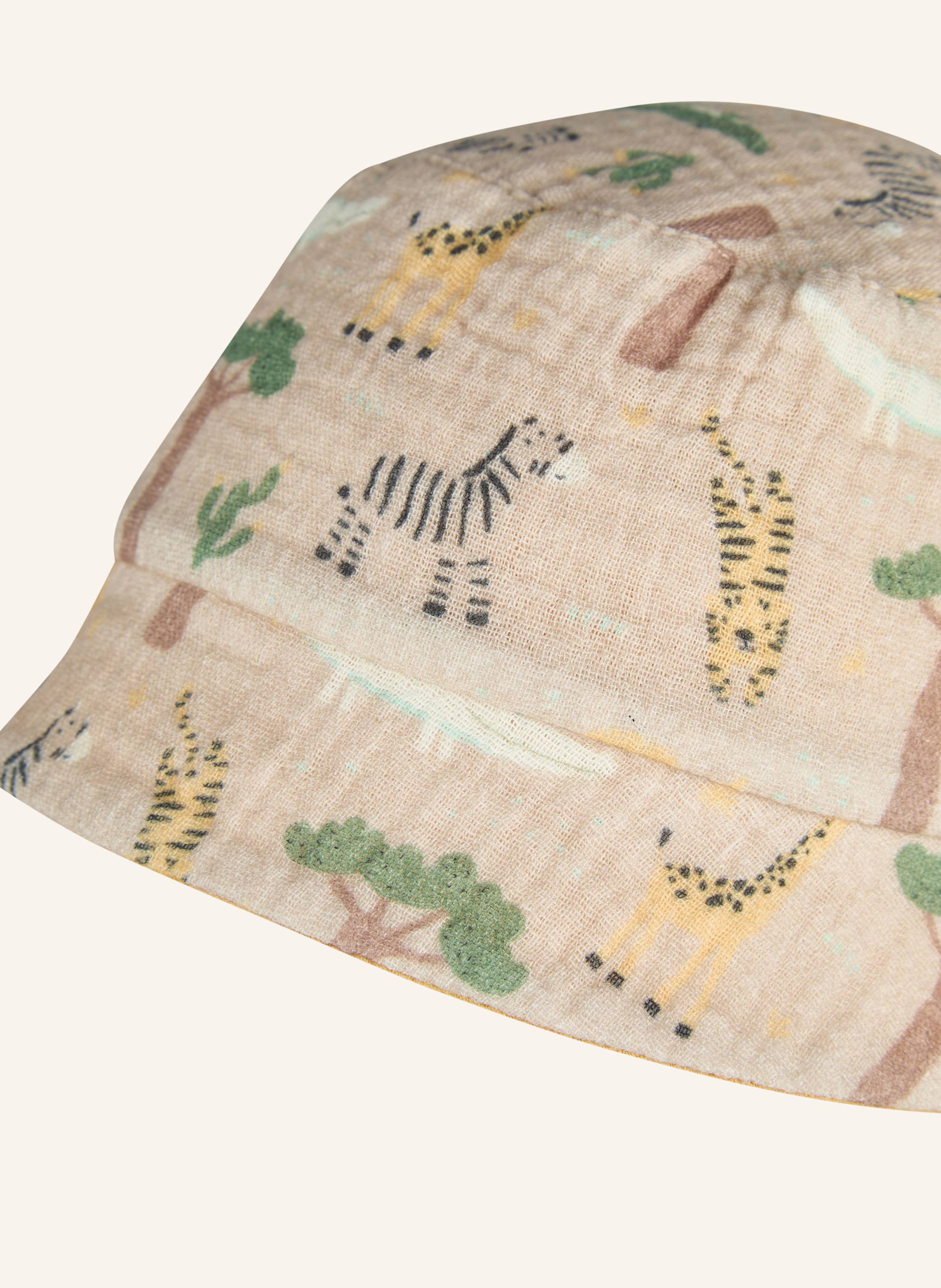 Thumbnail - Sterntaler Wende-Fischerhut Safari beige