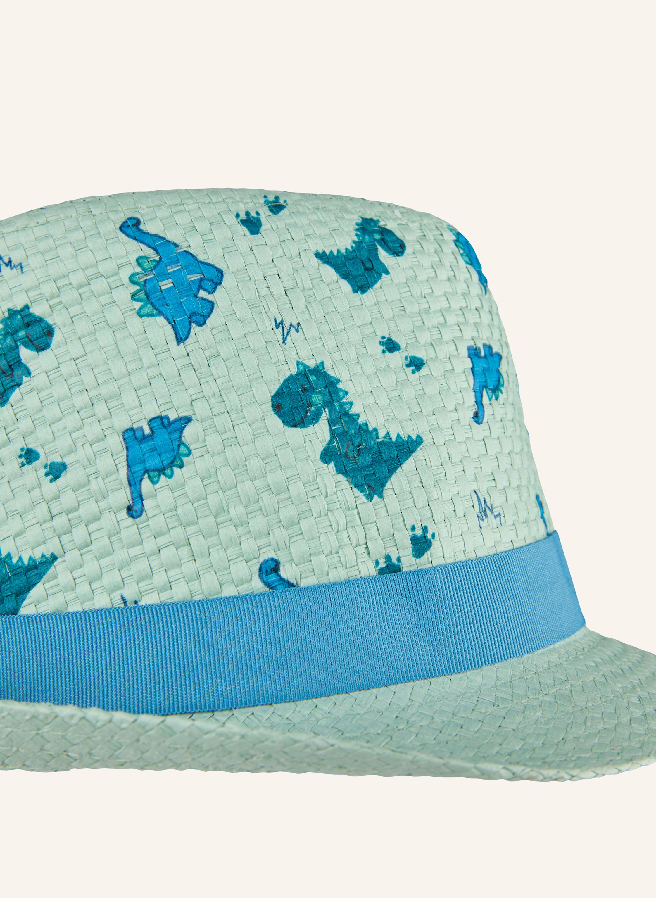 Thumbnail - Sterntaler Strohhut Dino gruen