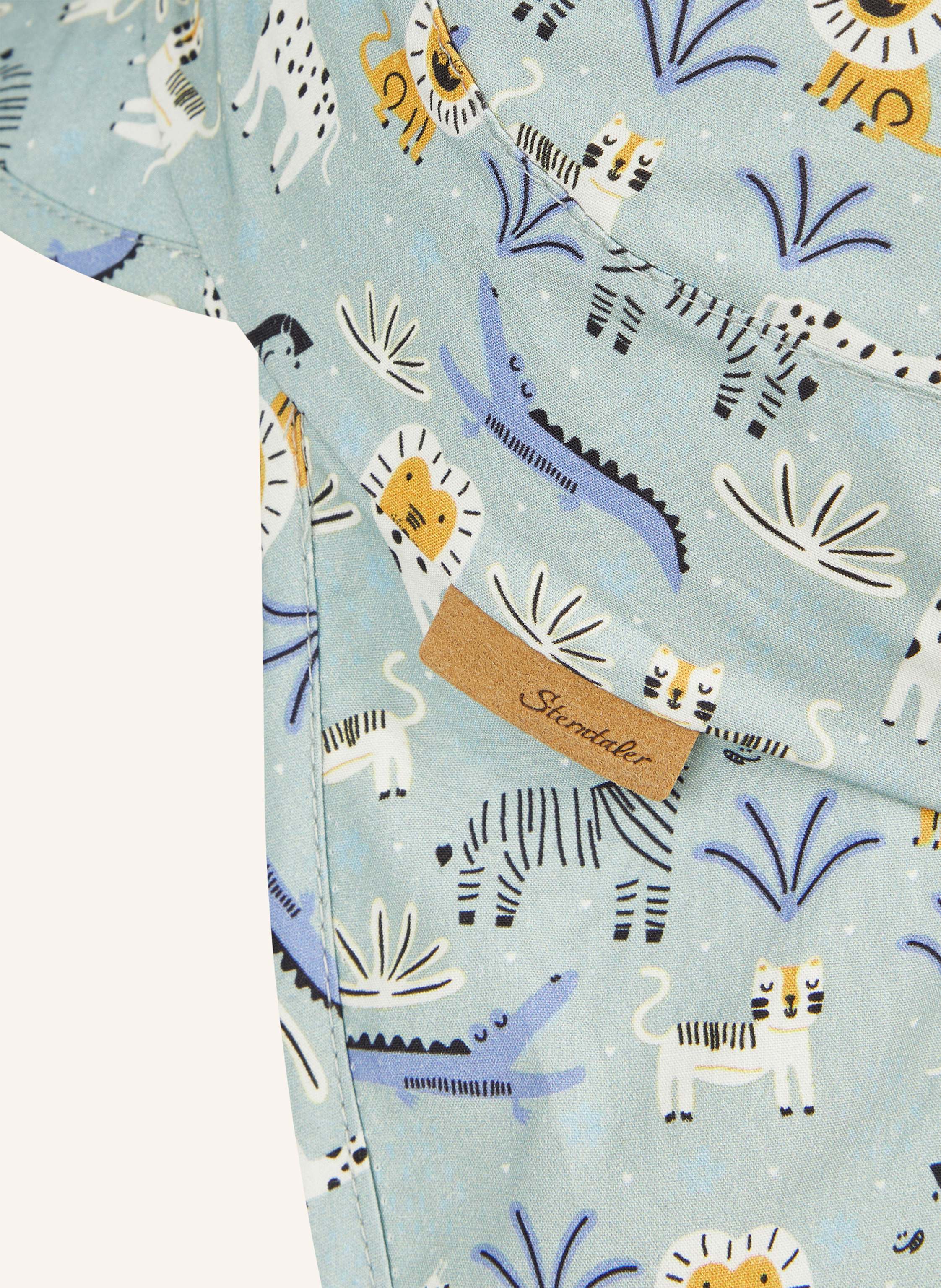 Thumbnail - Sterntaler Schirmmütze Mit Nackenschutz Zootiere gruen