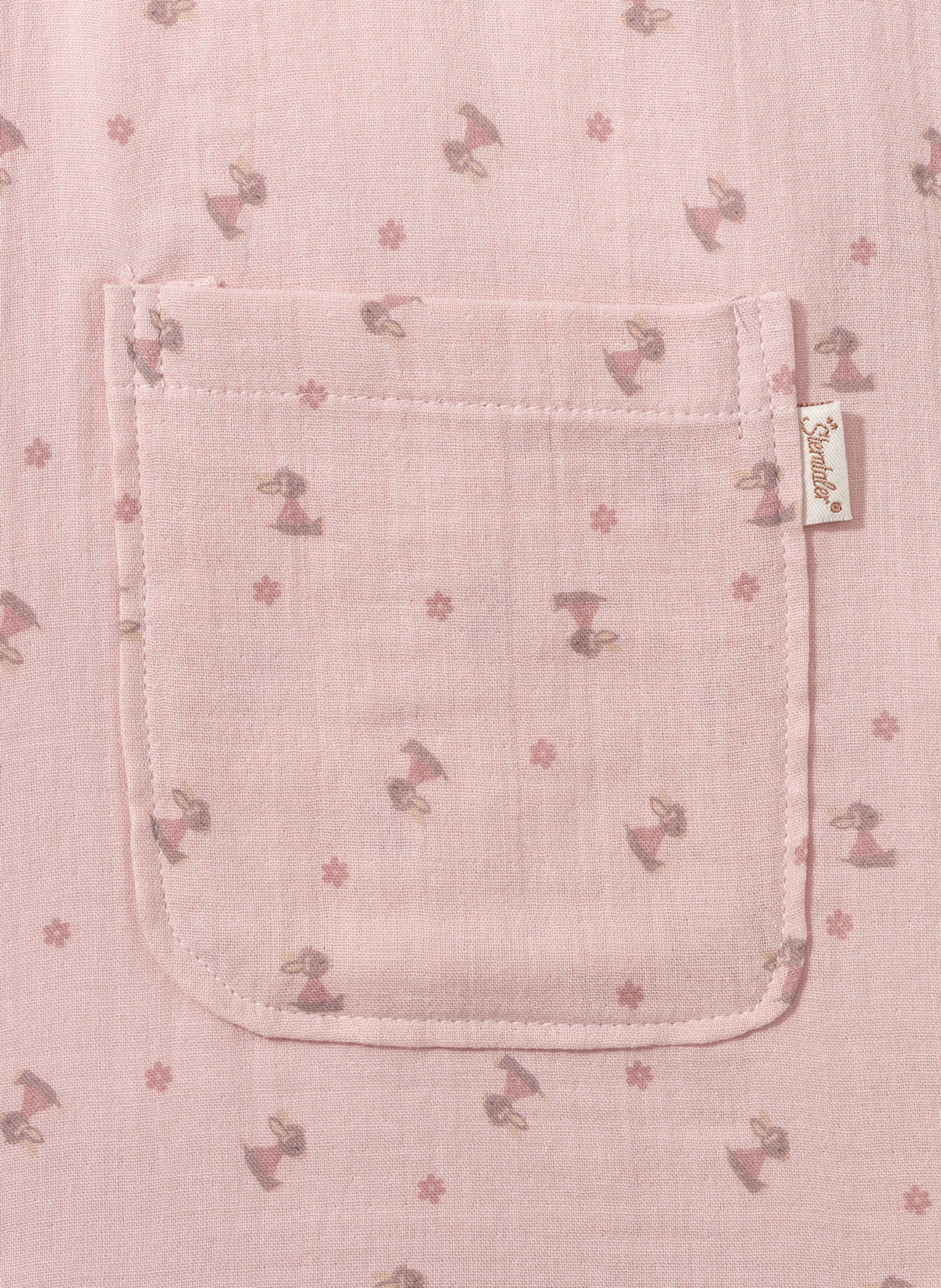 Thumbnail - Sterntaler Musselin Poncho Emmi Girl pink