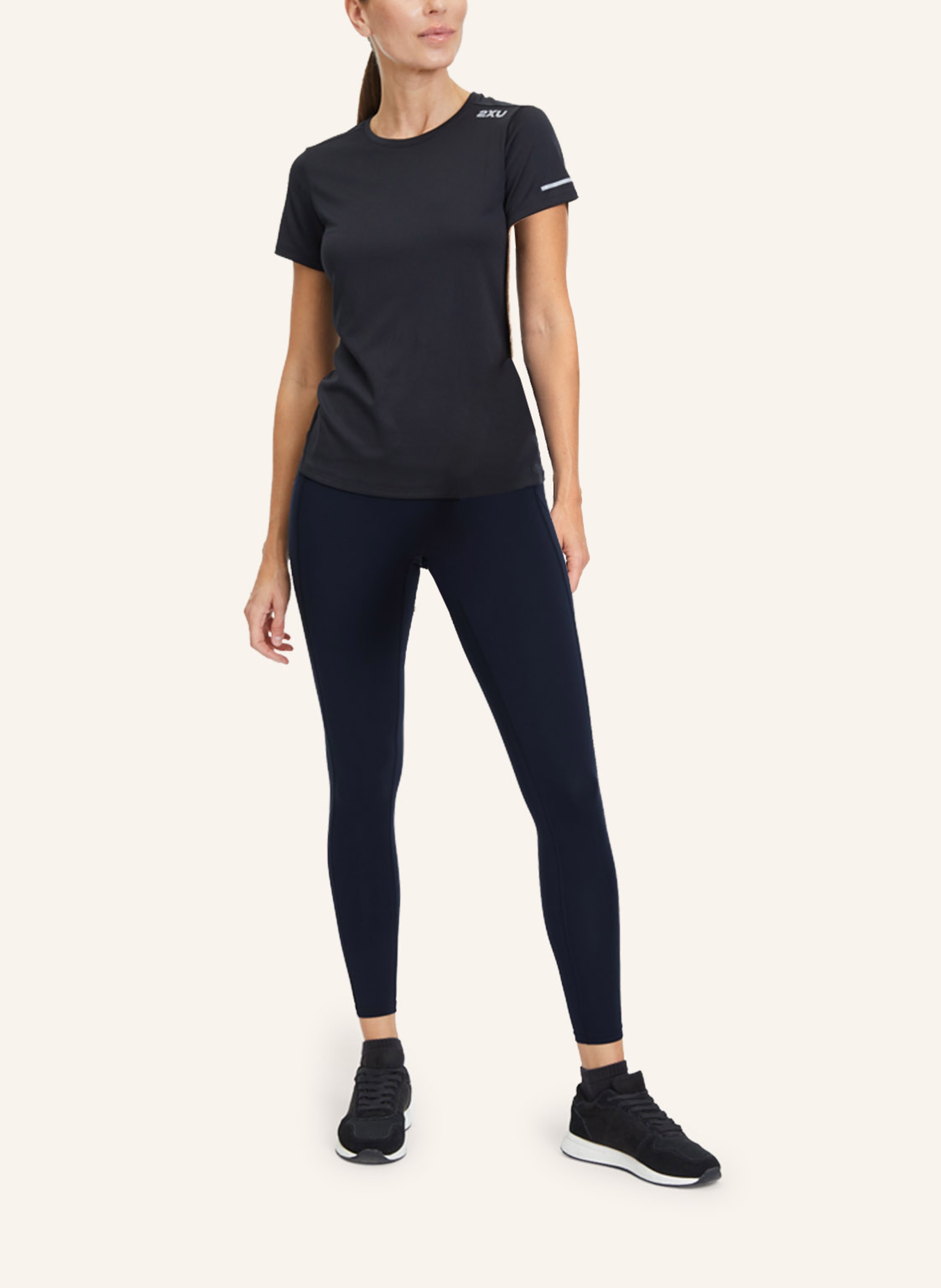 Thumbnail - 2xu Fitnesstights Form Stash Hi-Rise blau