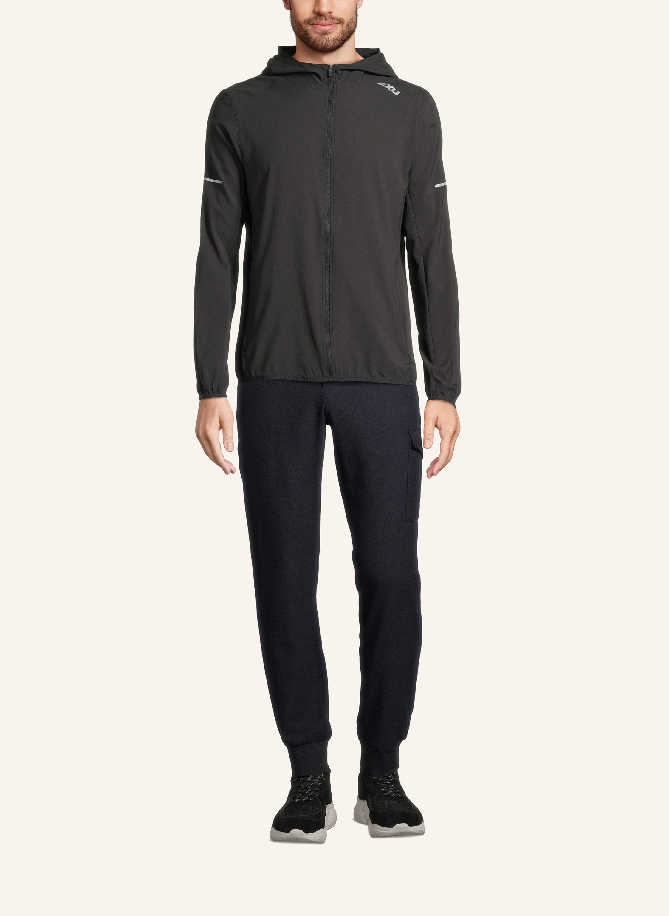 Thumbnail - 2xu Laufjacke Aero Jacket schwarz