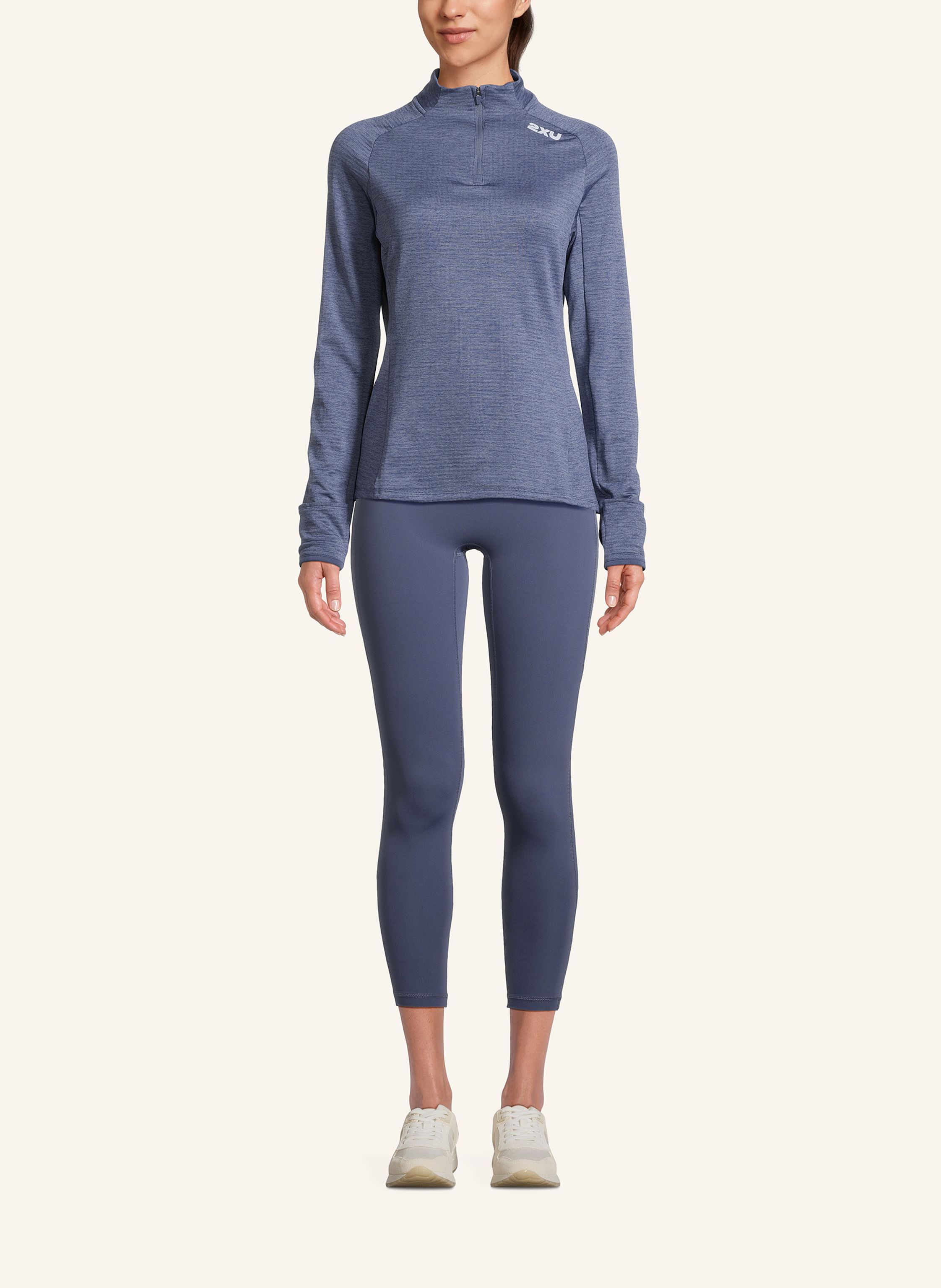 Thumbnail - 2xu Longsleeve Ignition 1/4 Zip blau
