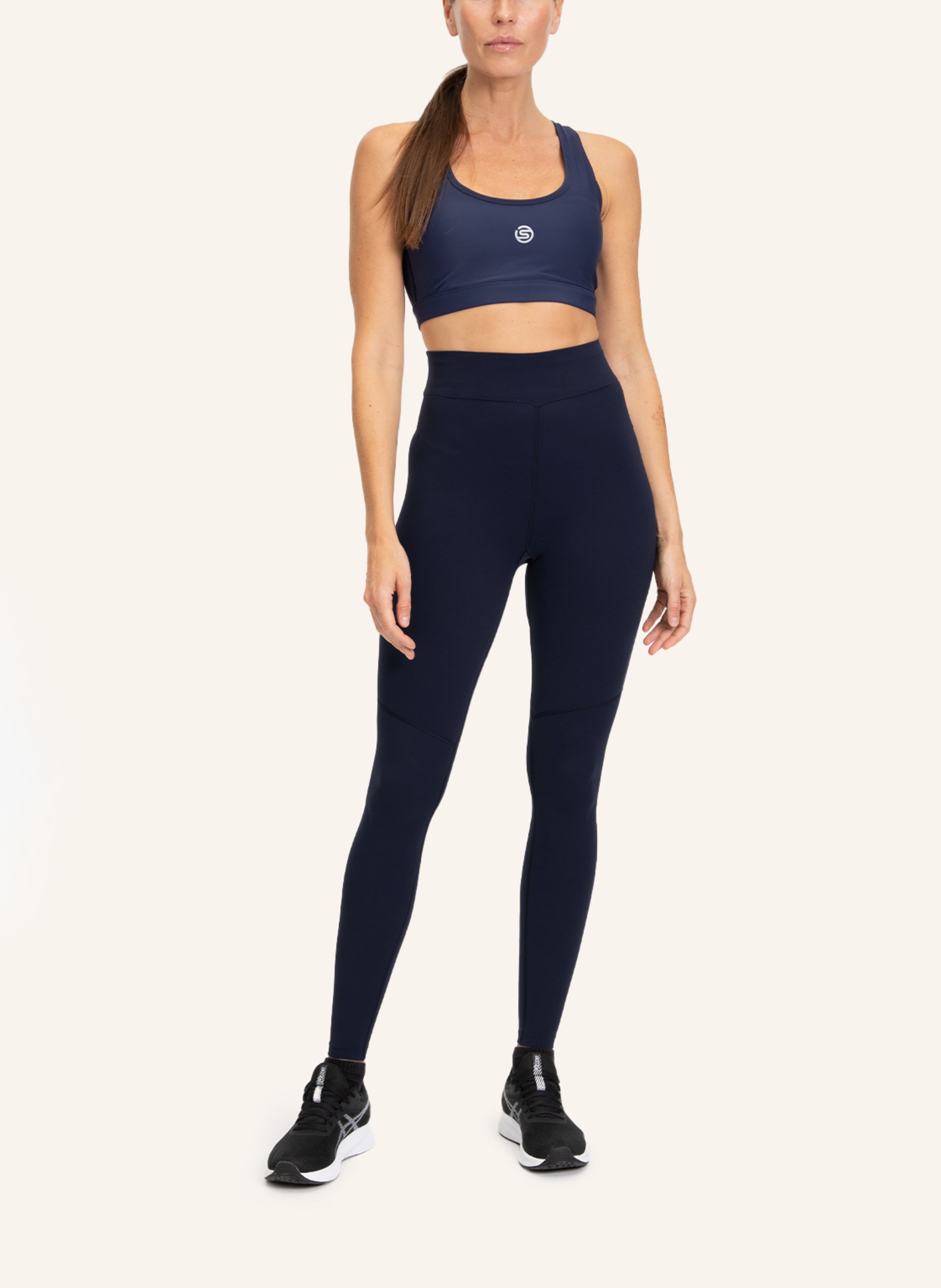 Thumbnail - Skins Fitnesstights s3 Soft blau