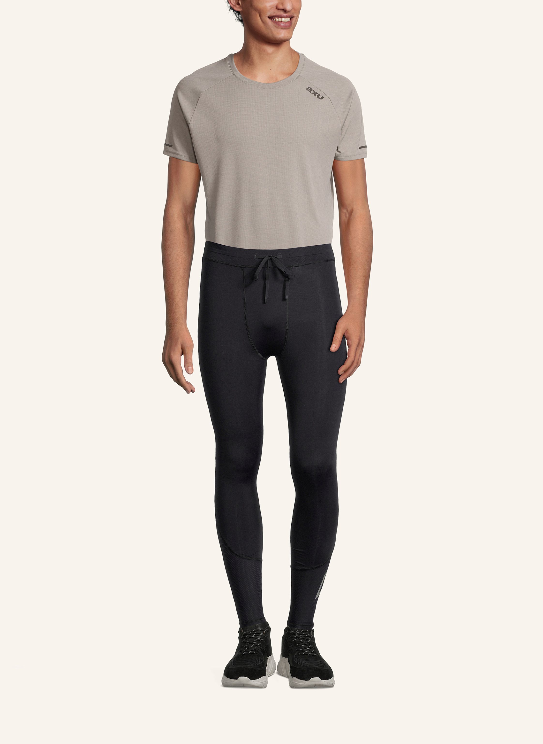 Thumbnail - 2xu Kompressionstight Aero Mesh Compression Tights schwarz