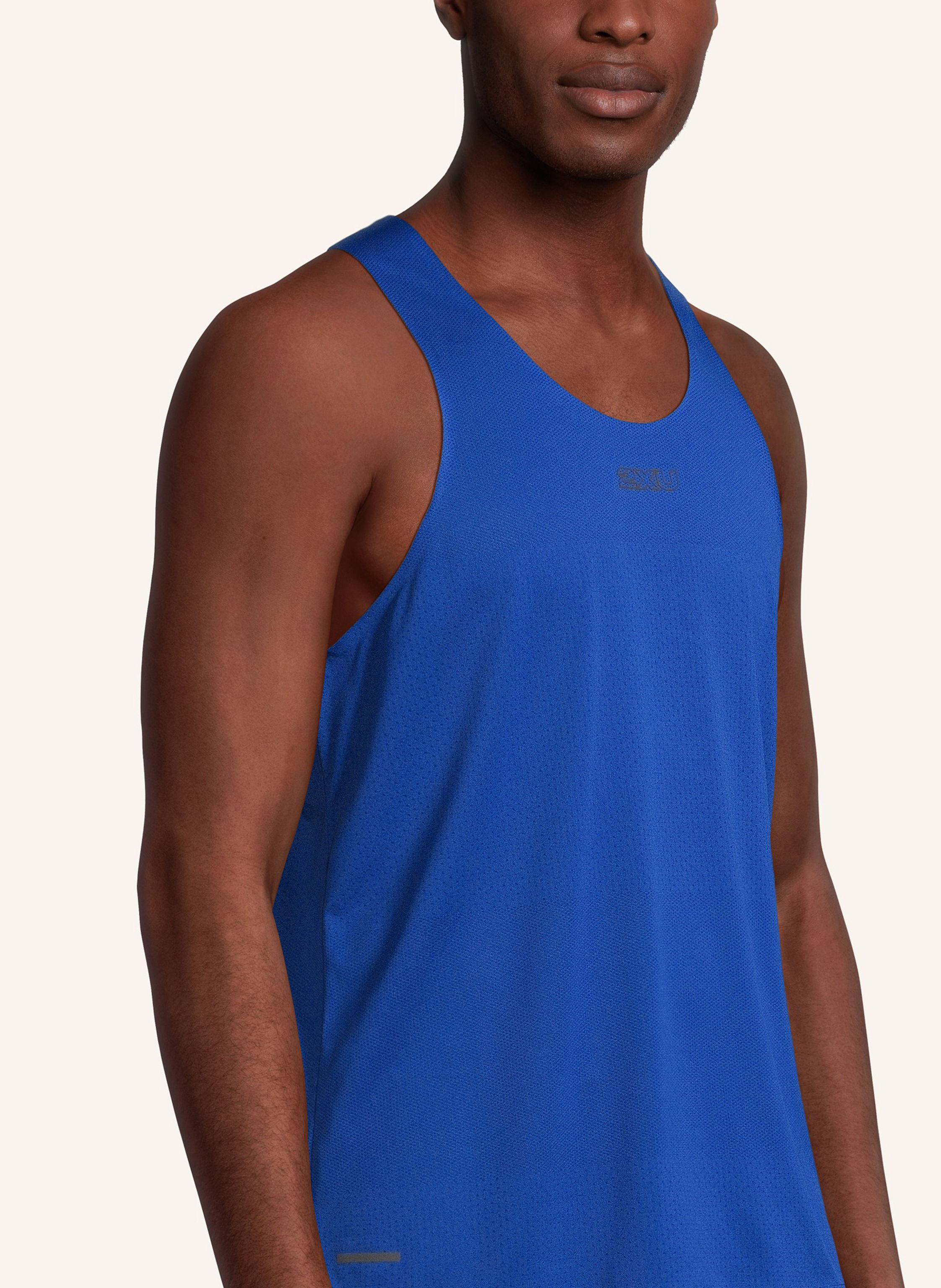 Thumbnail - 2xu Lauf Tank Light Speed Tech Singlet blau