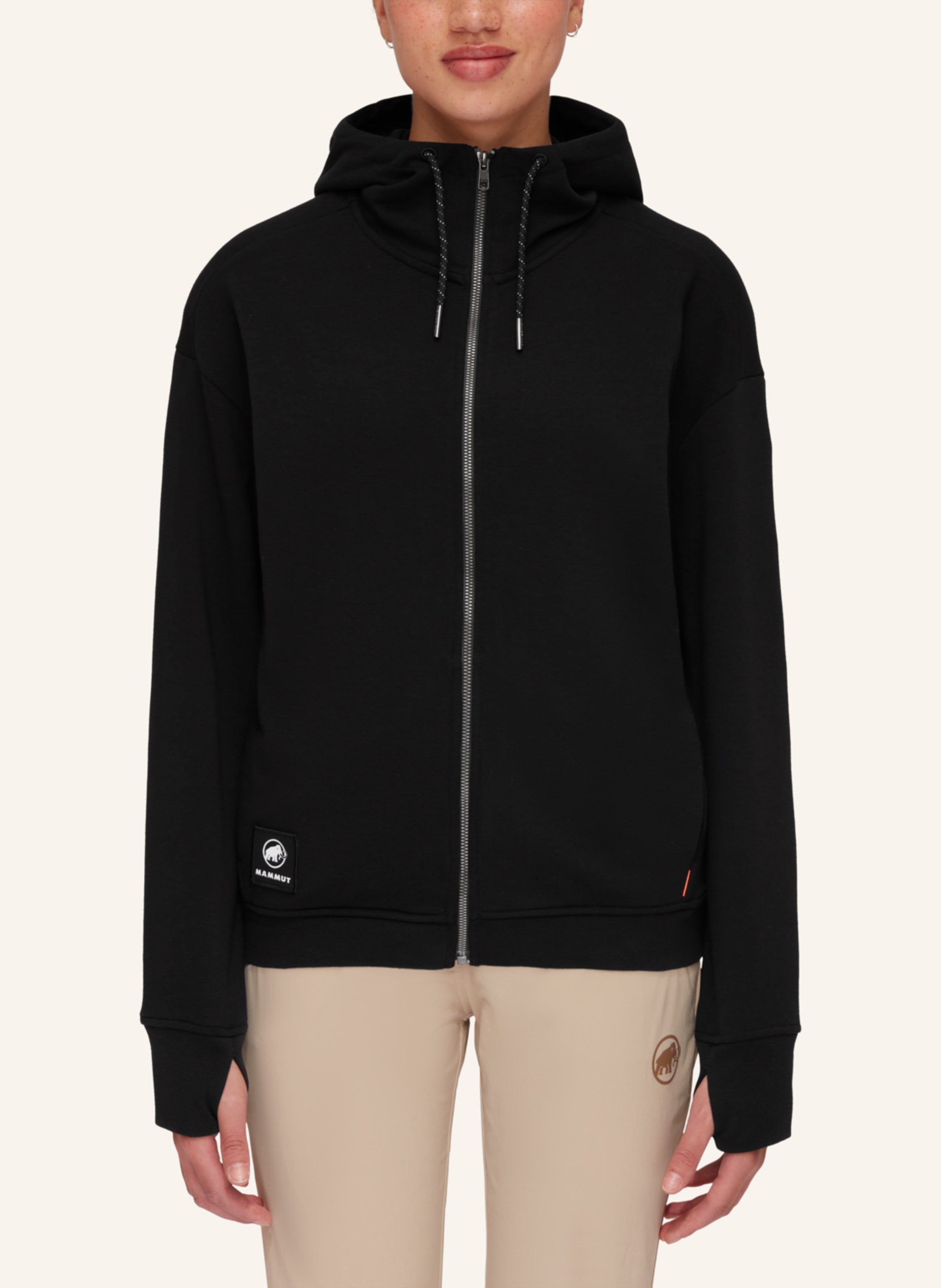 Thumbnail - Mammut Midlayer Jacke Mammut Mit Kapuze schwarz