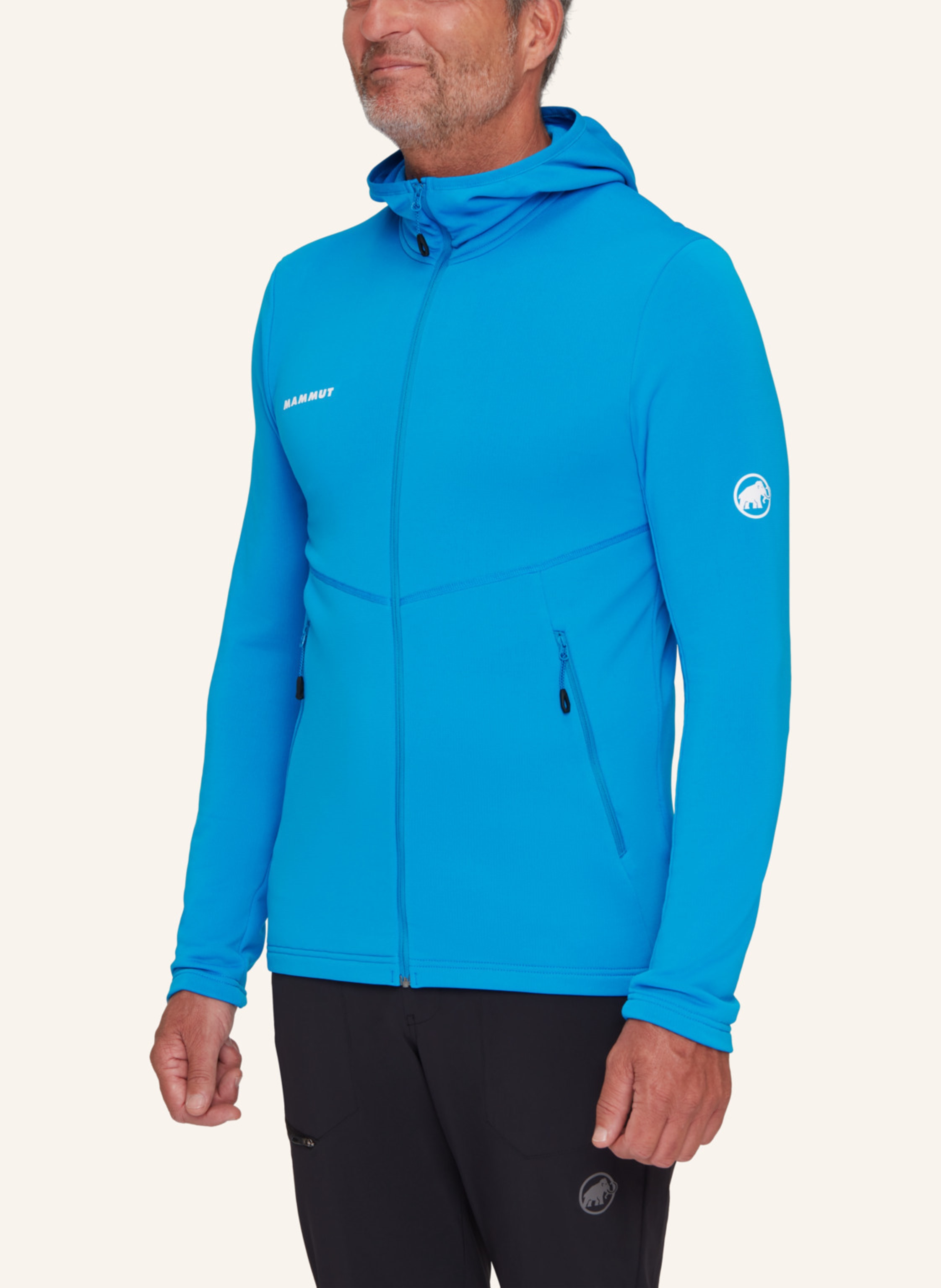 Thumbnail - Mammut Midlayer Jacke Aconcagua Light Mit Kapuze blau