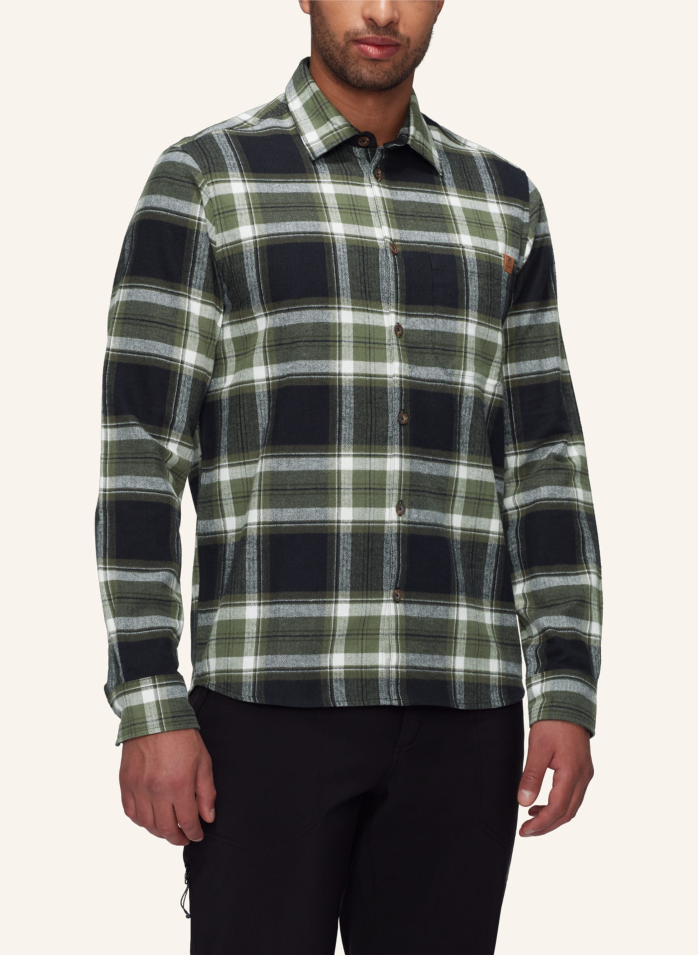 Thumbnail - Mammut Langarmhemd Trovat Shirt schwarz