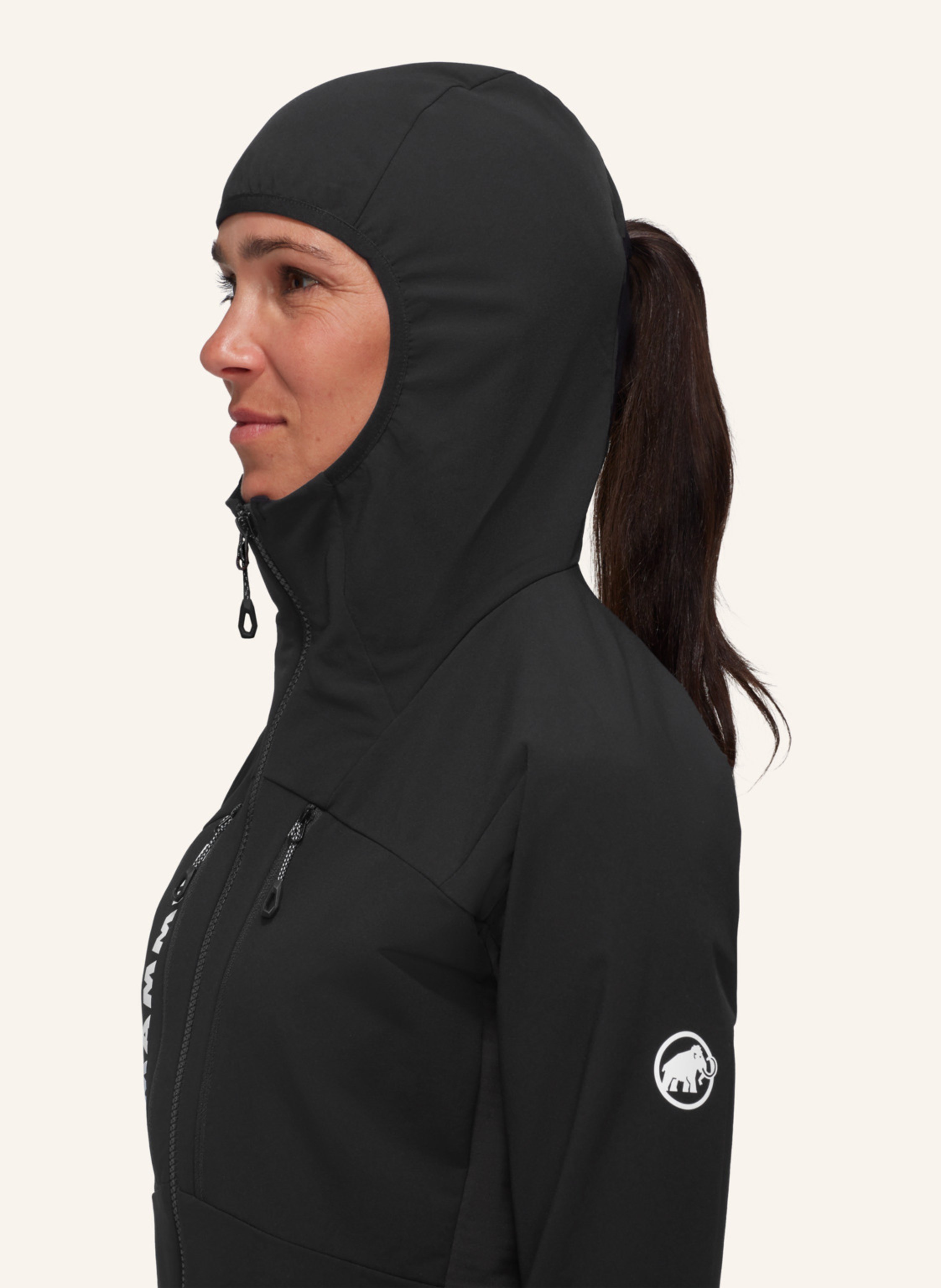 Thumbnail - Mammut Softshelljacke Aenergy Hybrid Mit Kapuze schwarz