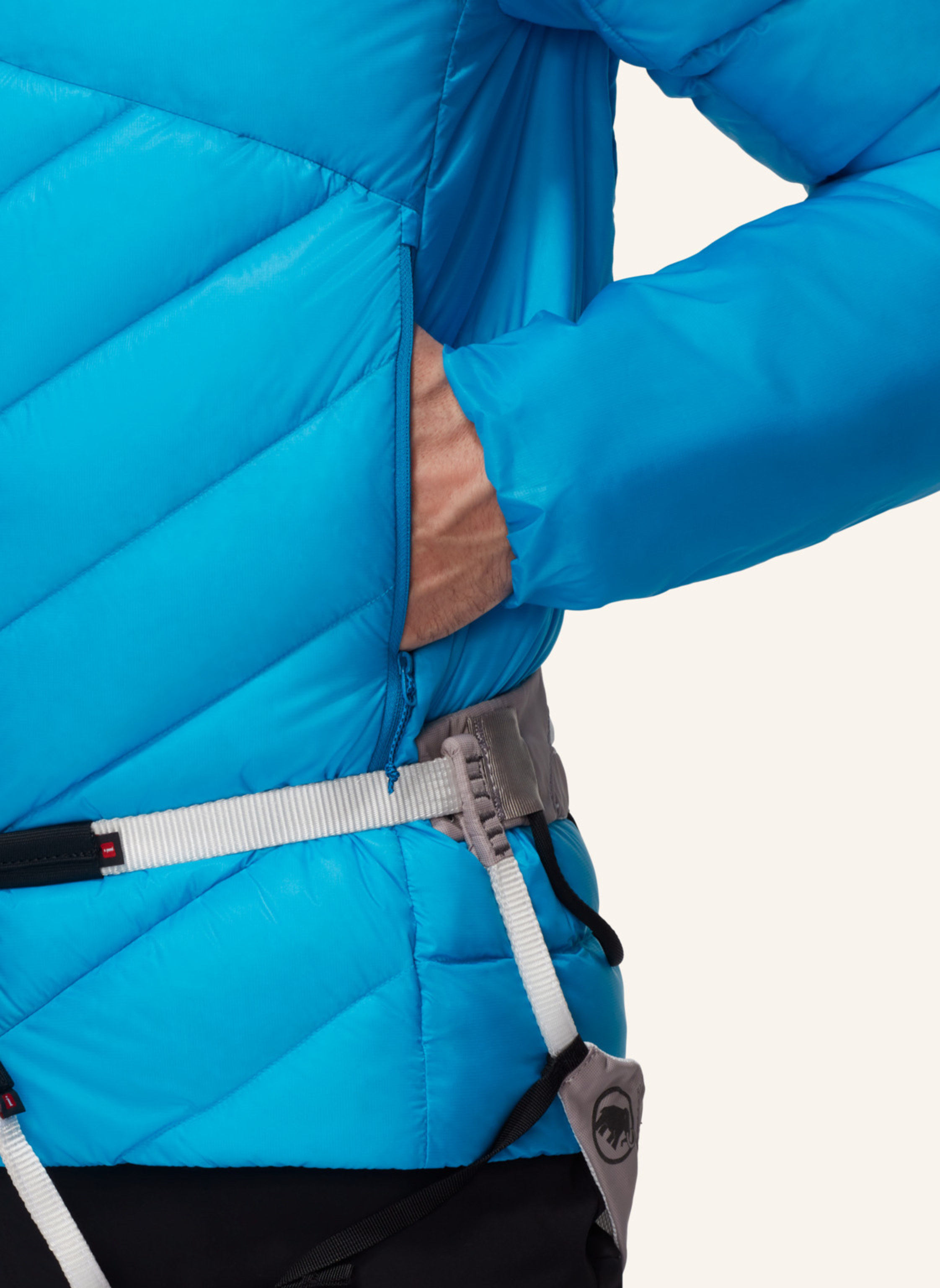 Thumbnail - Mammut Daunenjacke Taiss Mit Kapuze blau
