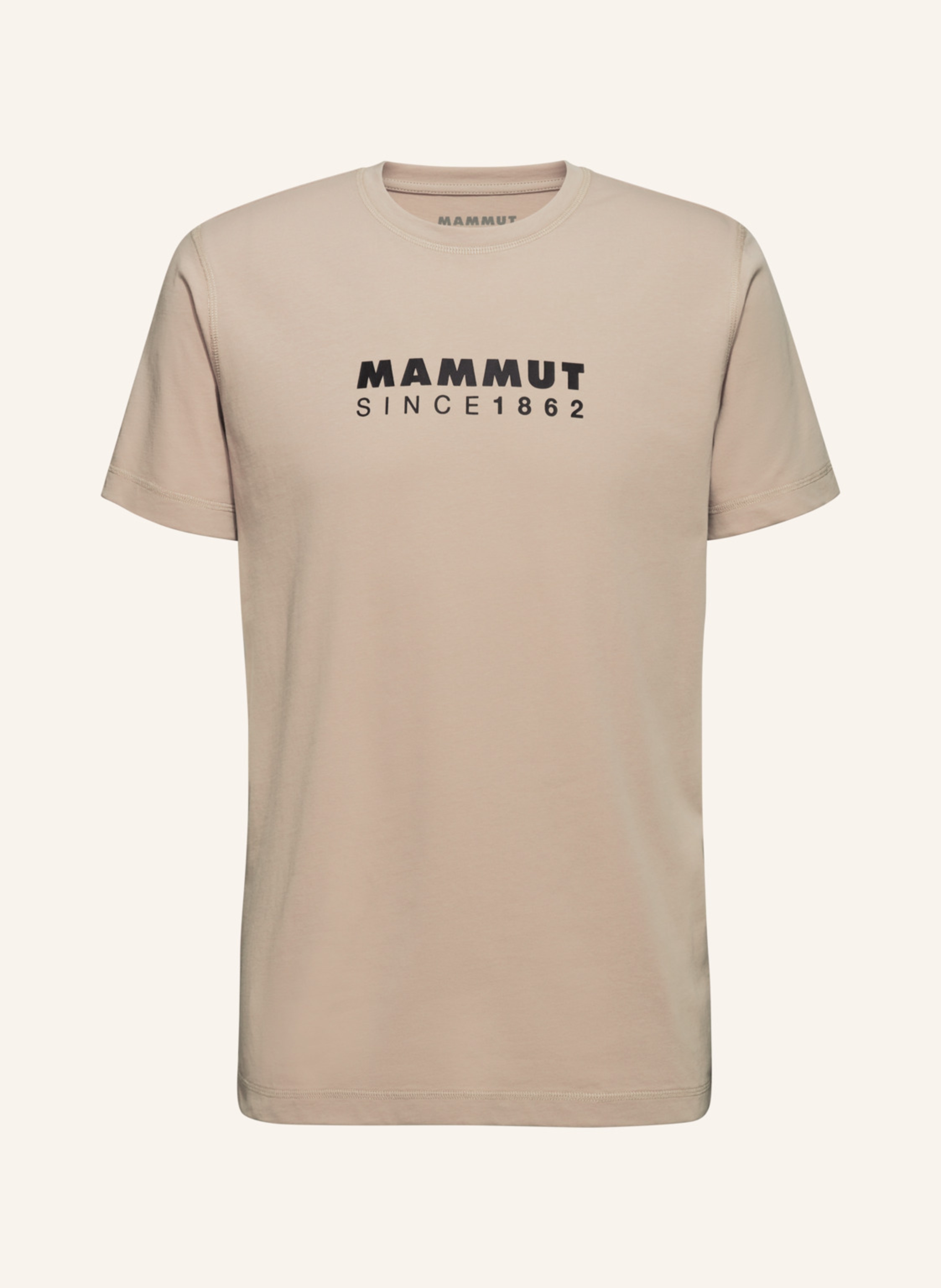 MAMMUT Mammut Mammut Core T-Shirt Men Logo in beige/ braun/ camel