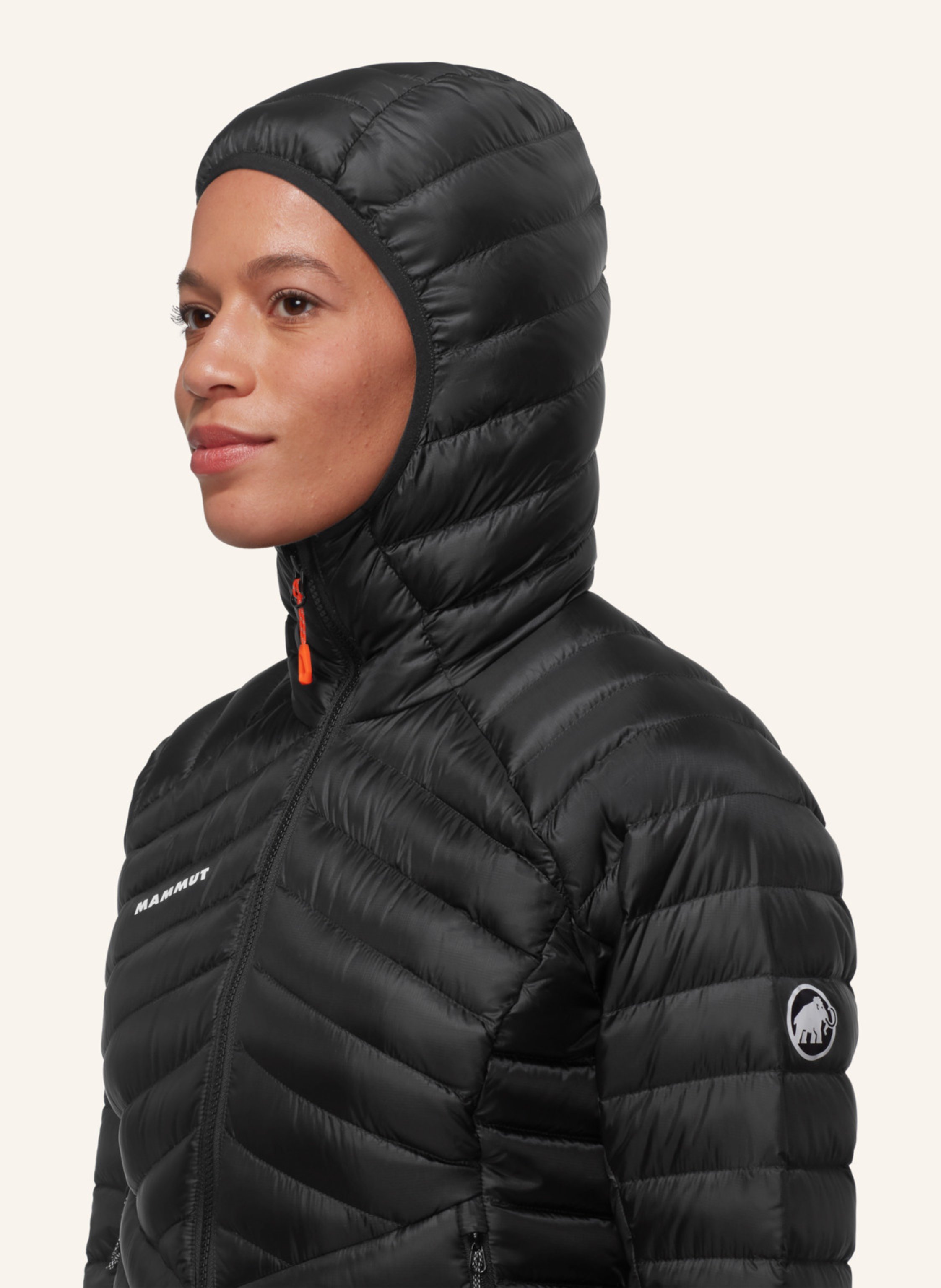Thumbnail - Mammut Daunenjacke Broad Peak Mit Kapuze schwarz