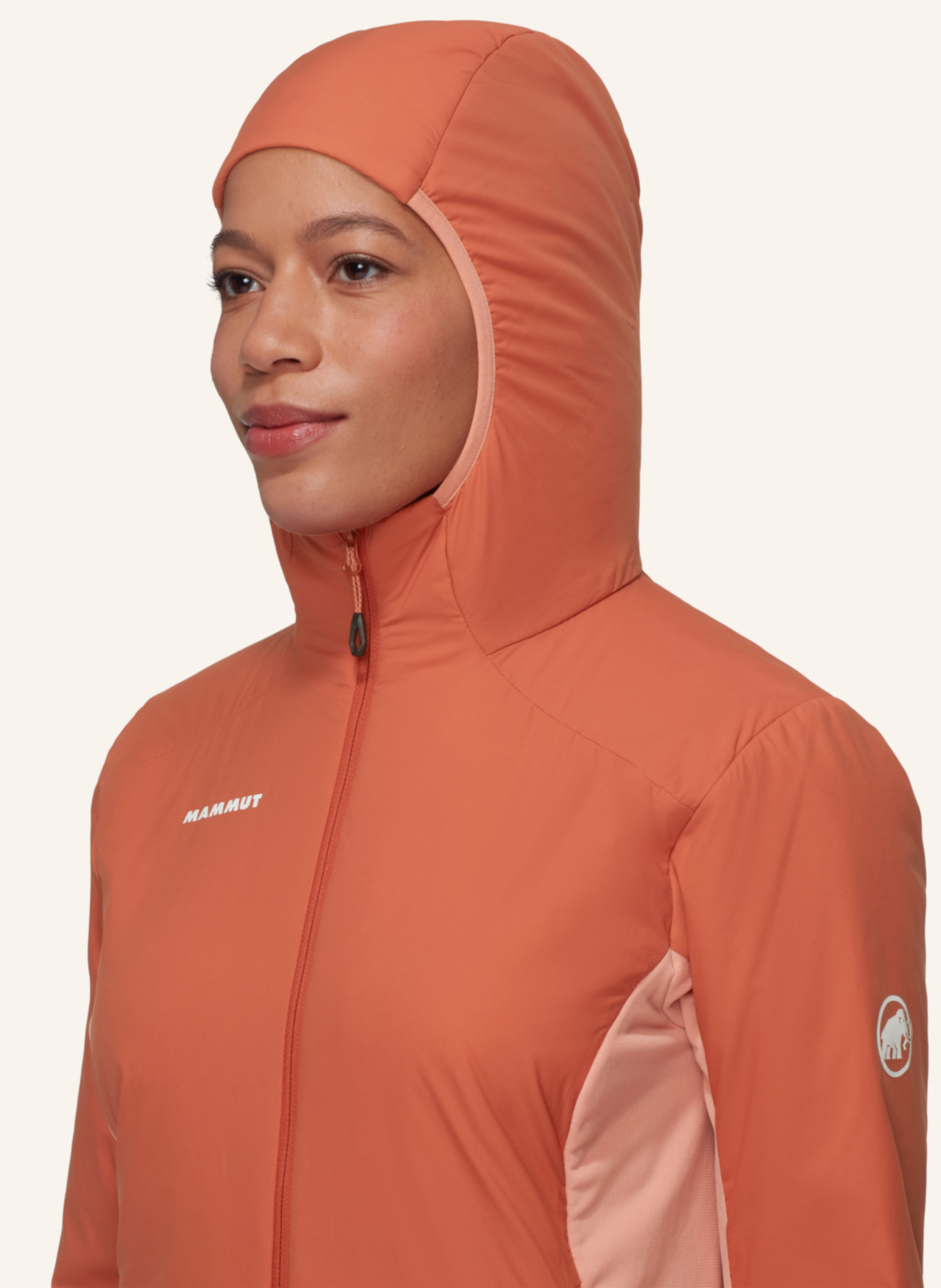 Thumbnail - Mammut Isolationsjacke Rime Light Flex Mit Kapuze rot