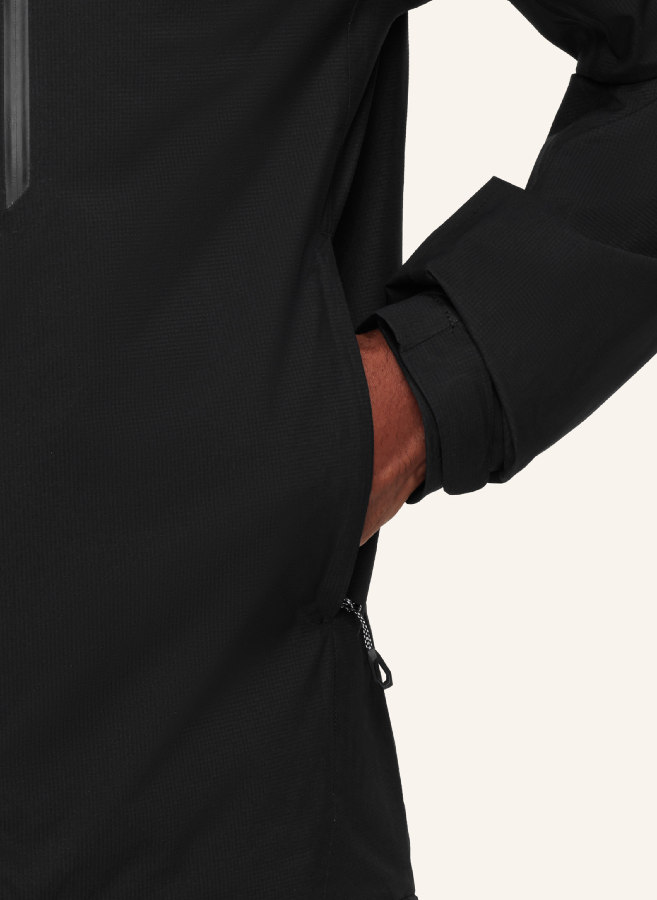 Thumbnail - Mammut Gefütterte Hardshelljacke Freeflight Mit Kapuze schwarz