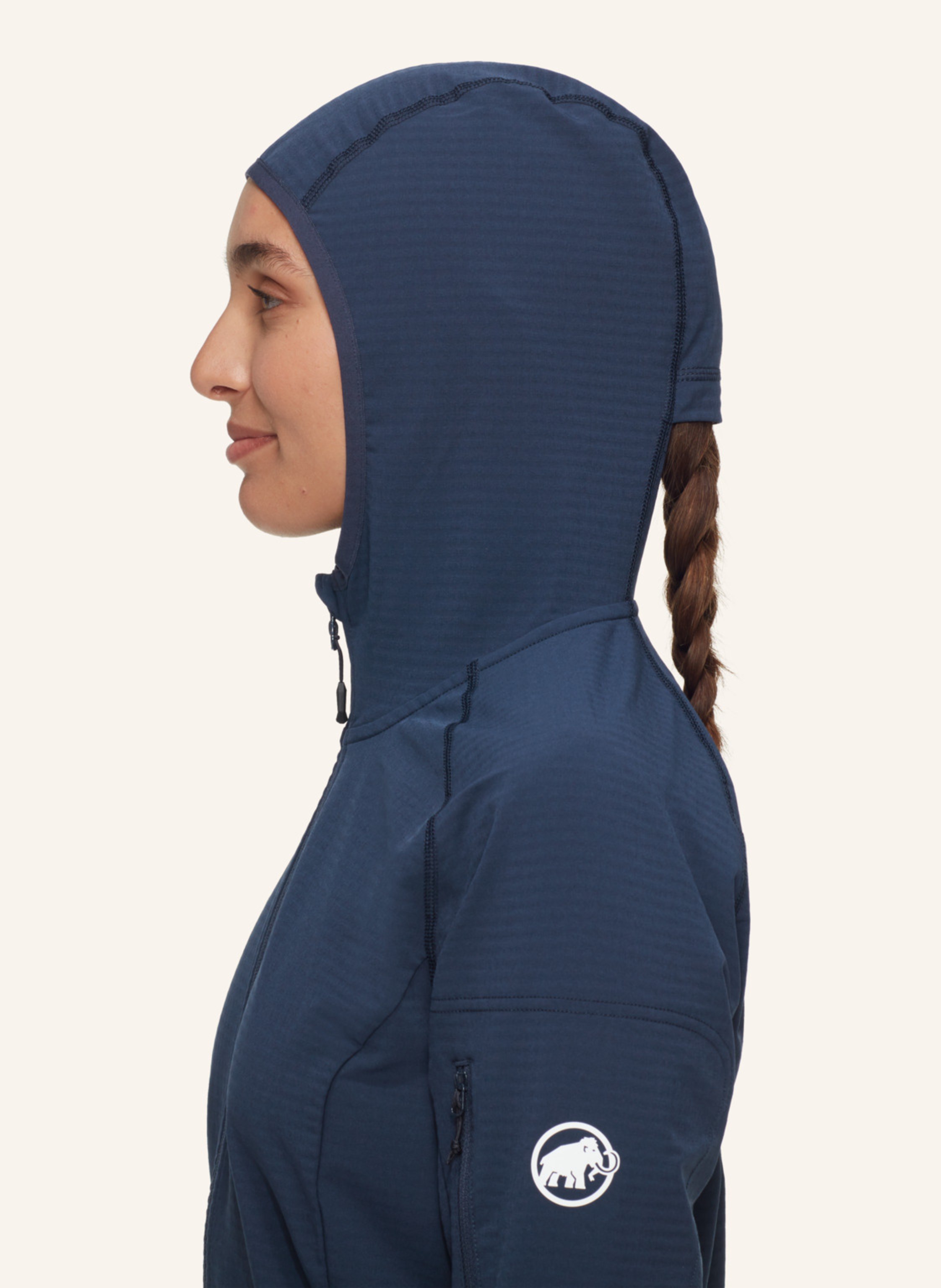 Thumbnail - Mammut Madris Light Ml Hooded Jacket Women blau