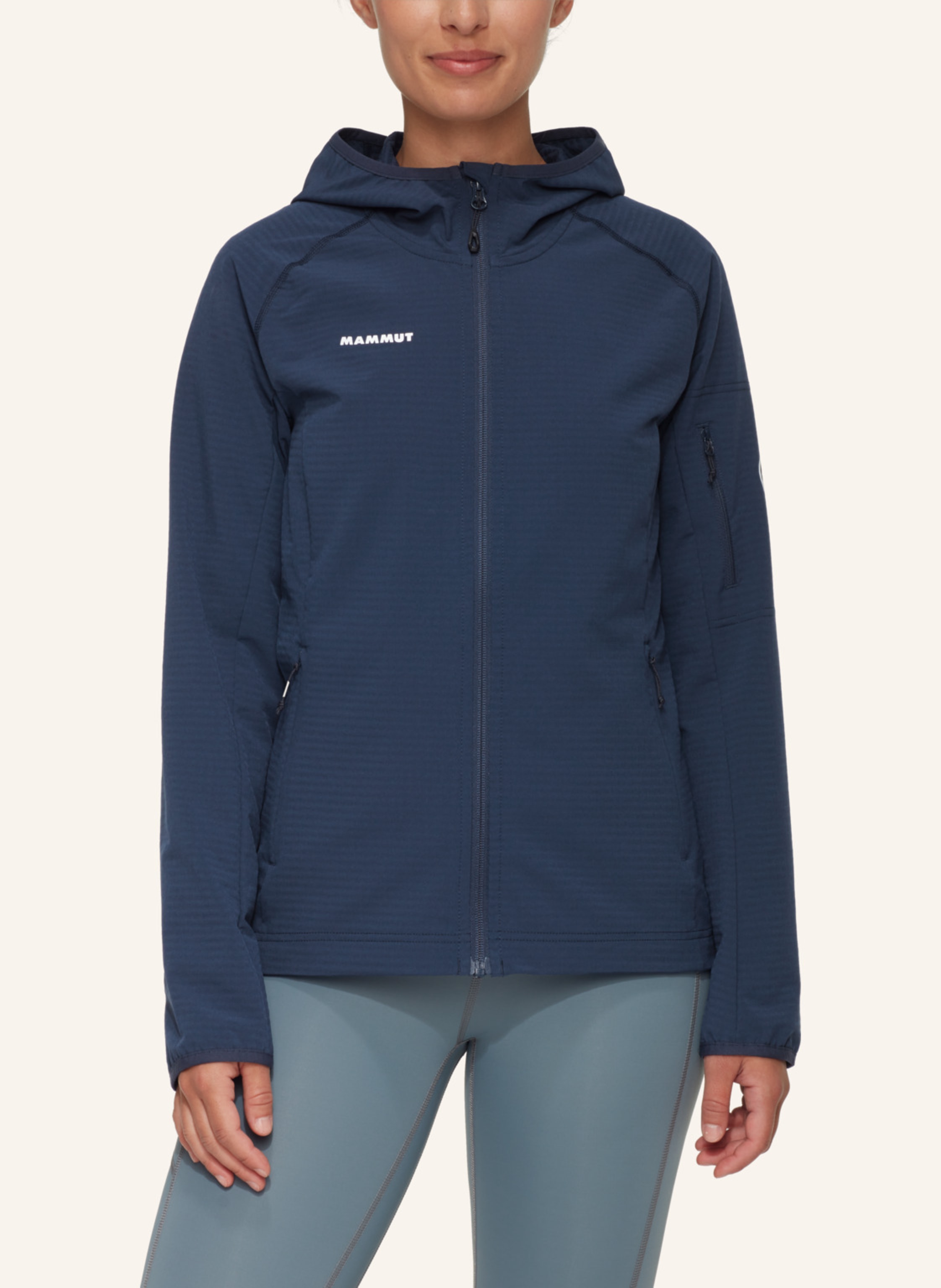 Thumbnail - Mammut Midlayerjacke Madris Light Ml Mit Kapuze blau