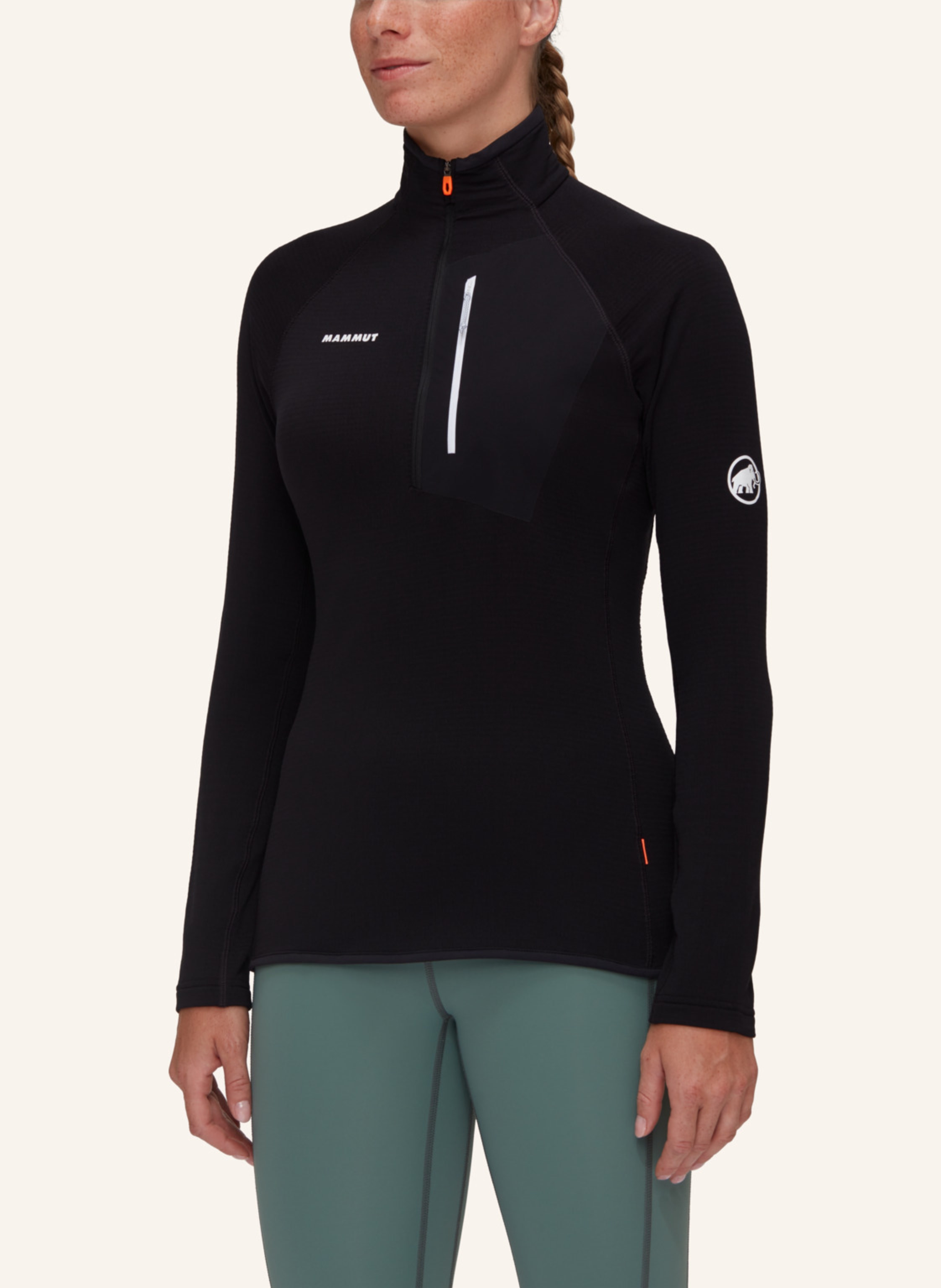 Thumbnail - Mammut Midlayerpullover Aenergy Light Ml Half Zip Pull schwarz