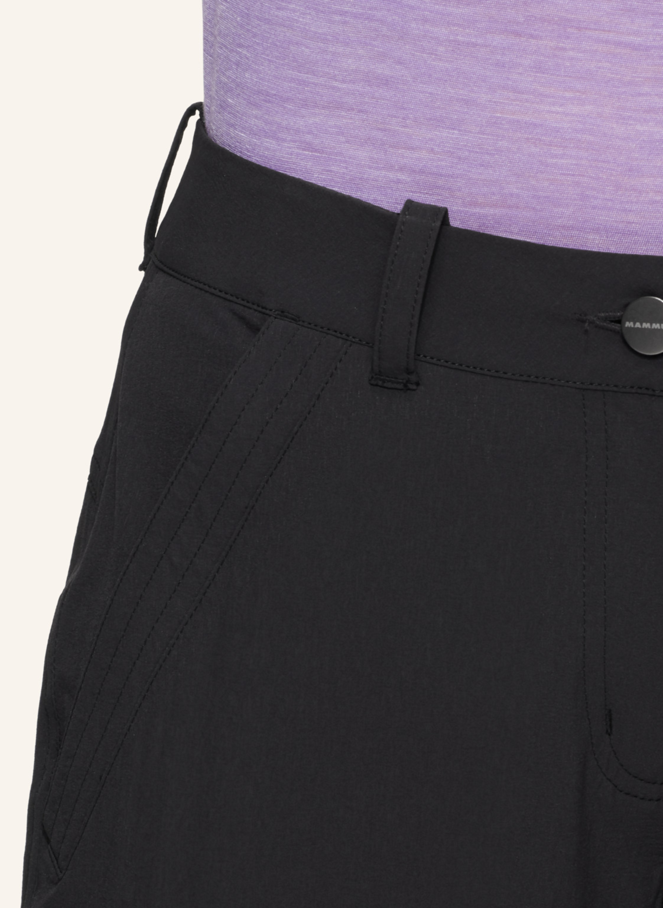 Thumbnail - Mammut Wanderhose Hiking Zip Off V schwarz