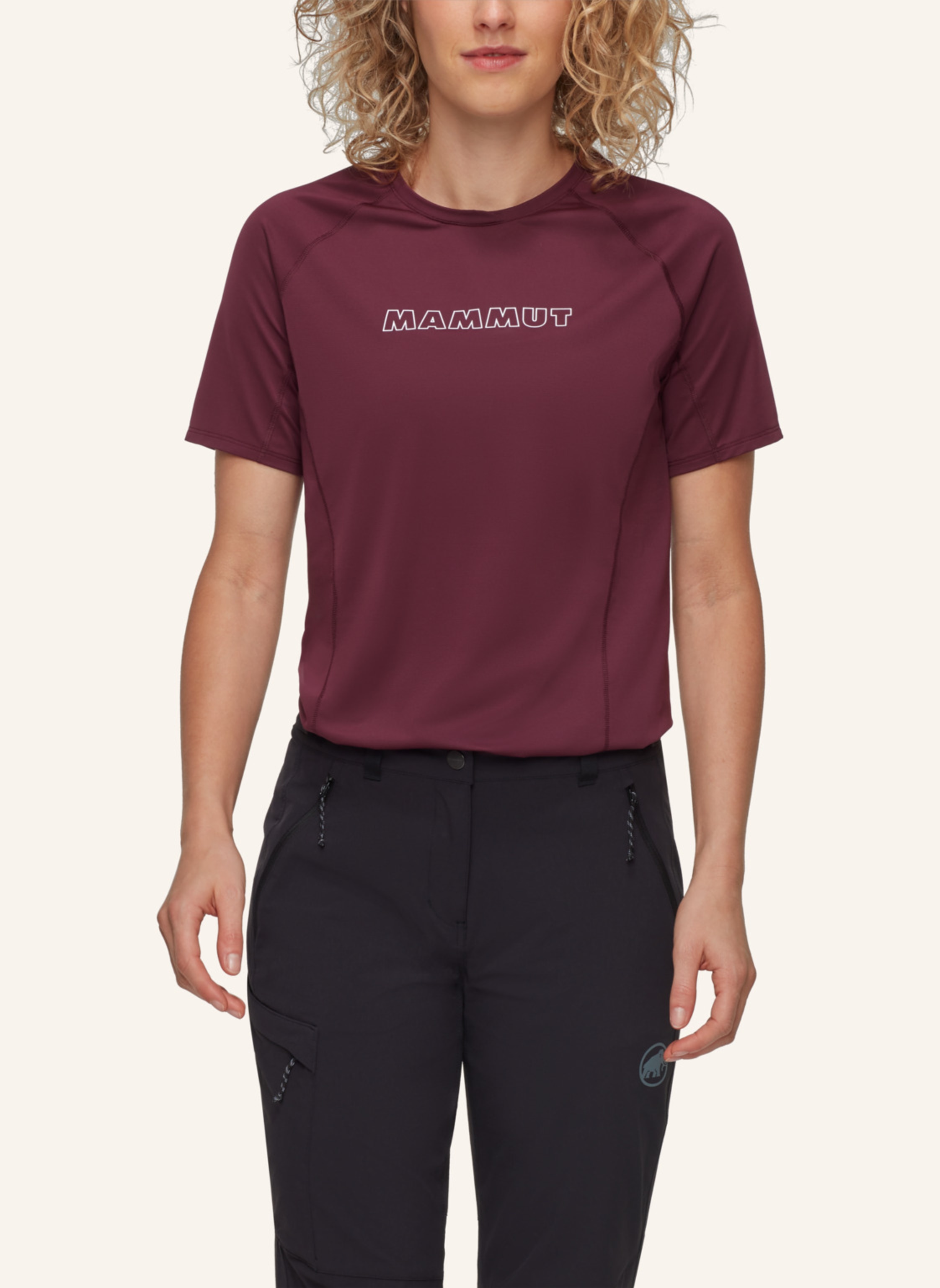 Thumbnail - Mammut T-Shirt Selun Fl Logo rot